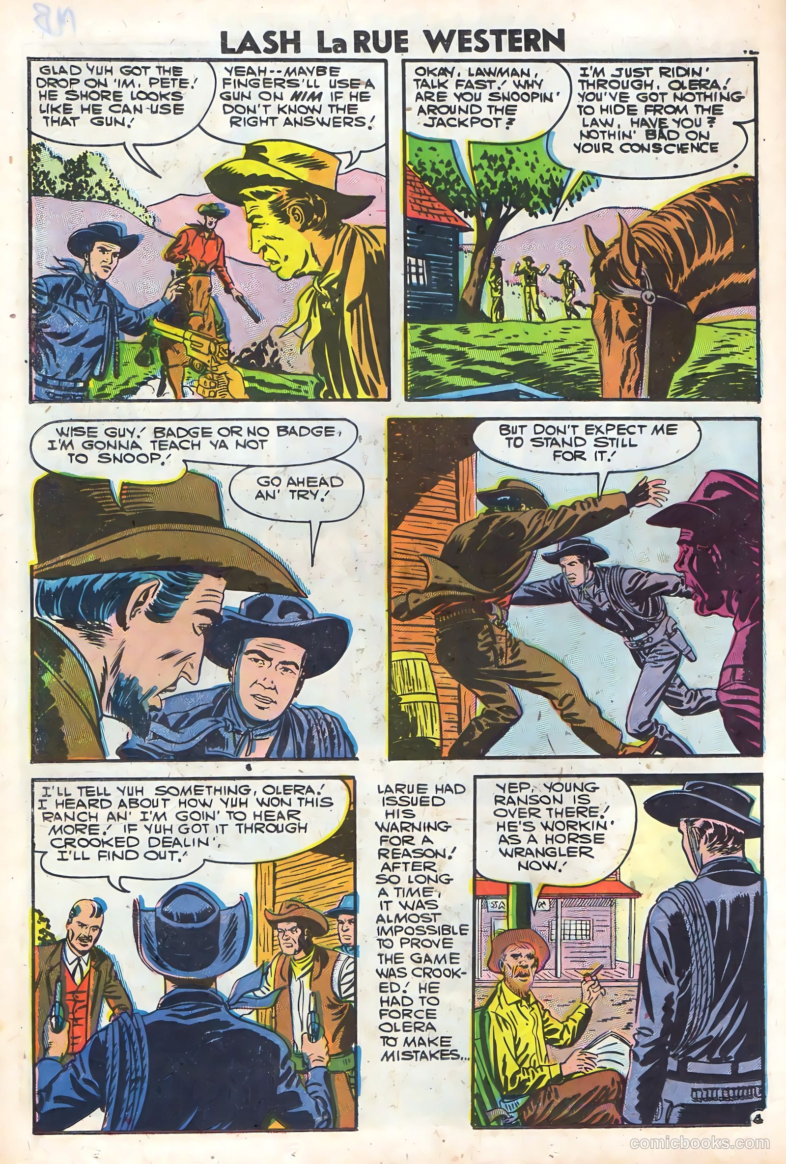 Lash Larue Western #64 — page 14 of 36