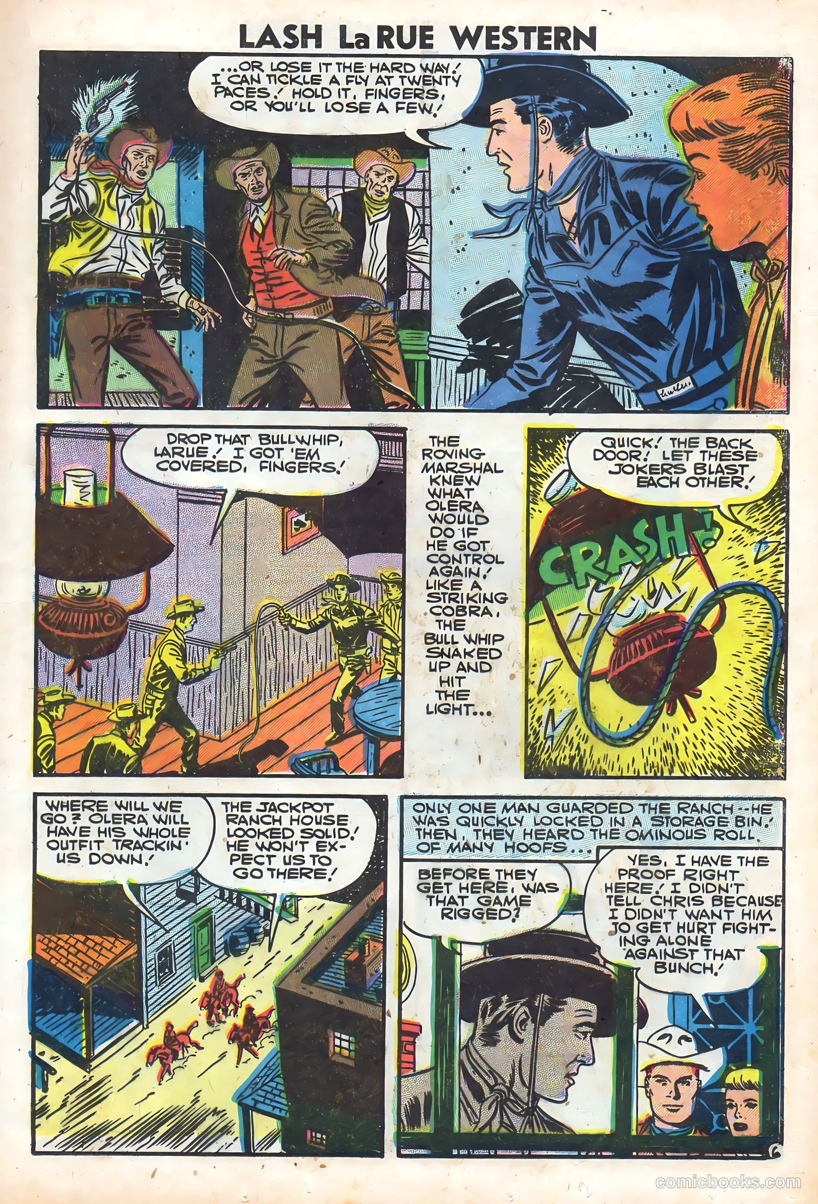 Lash Larue Western #64 — page 17 of 36