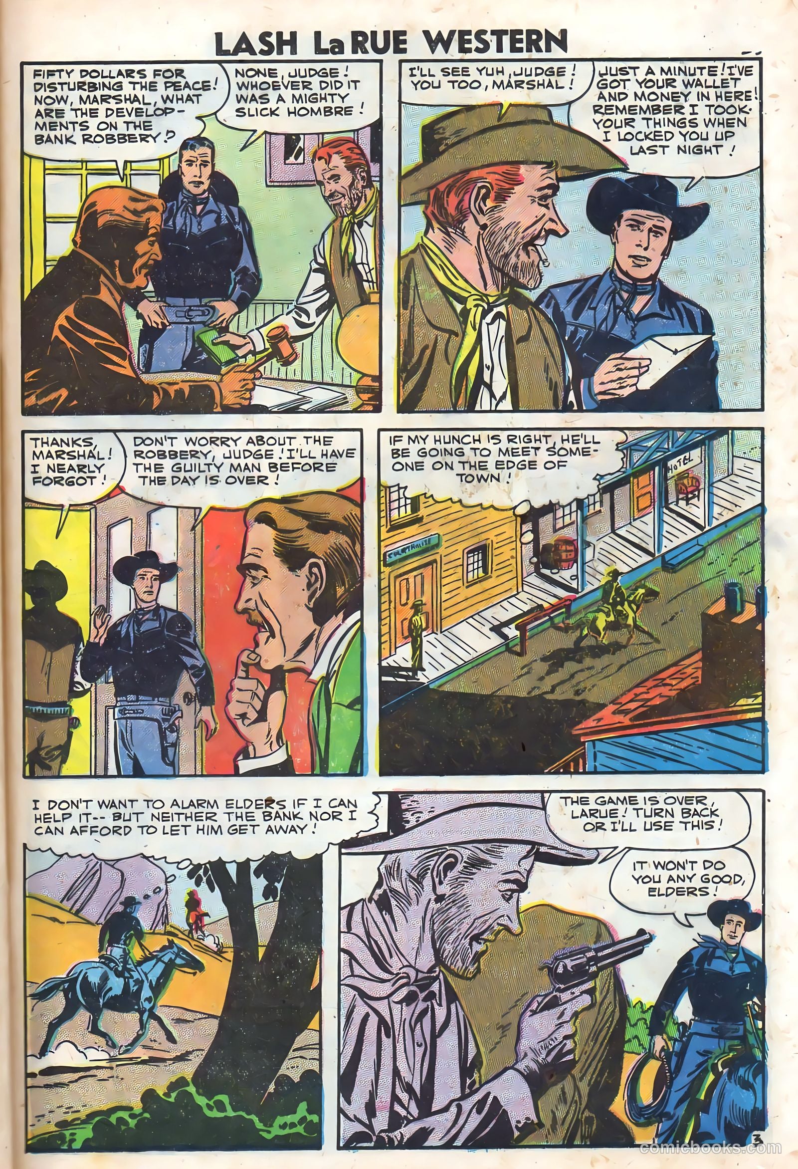 Lash Larue Western #64 — page 25 of 36