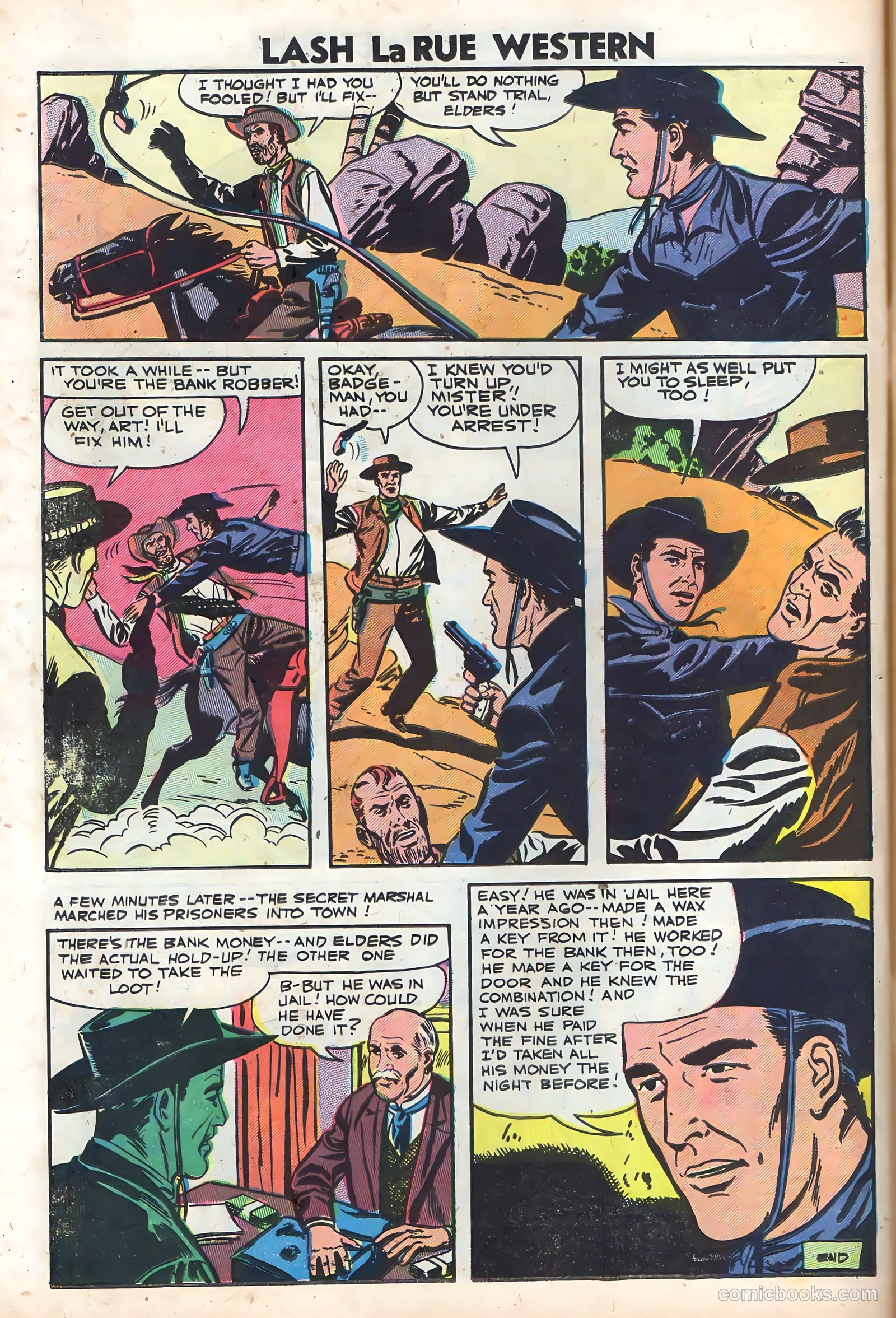 Lash Larue Western #64 — page 26 of 36