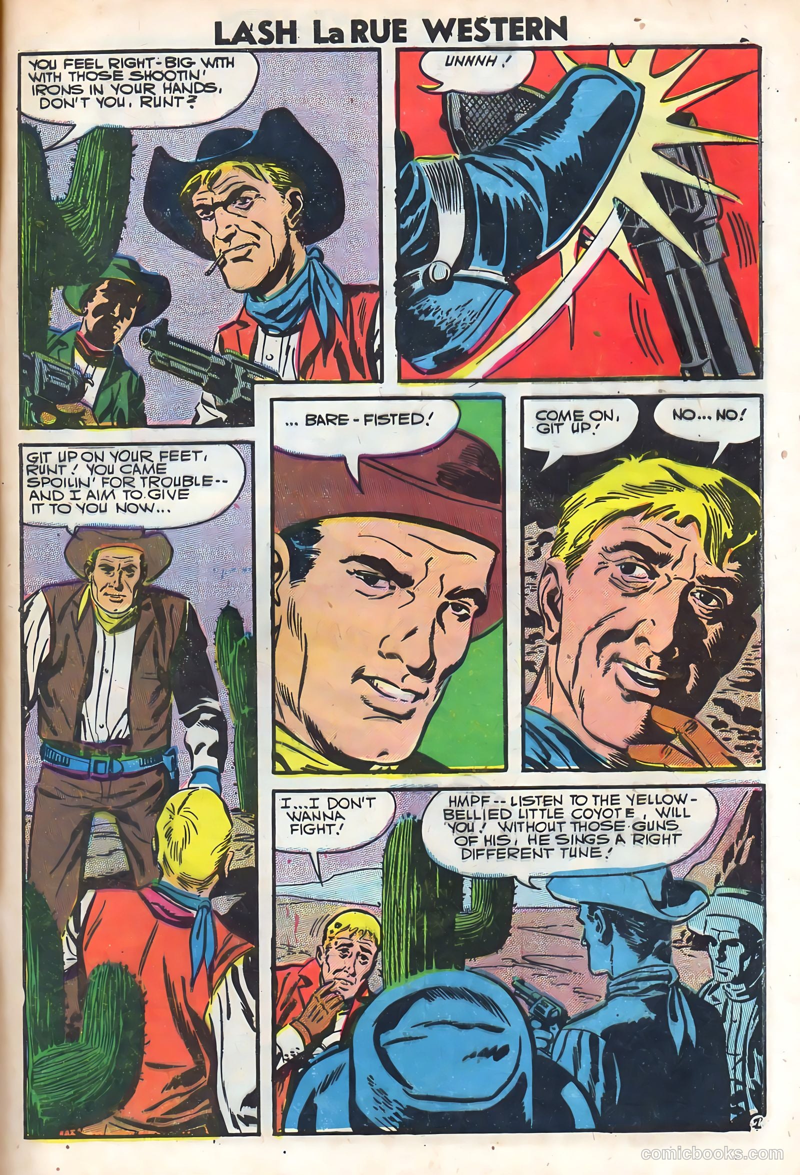Lash Larue Western #64 — page 29 of 36