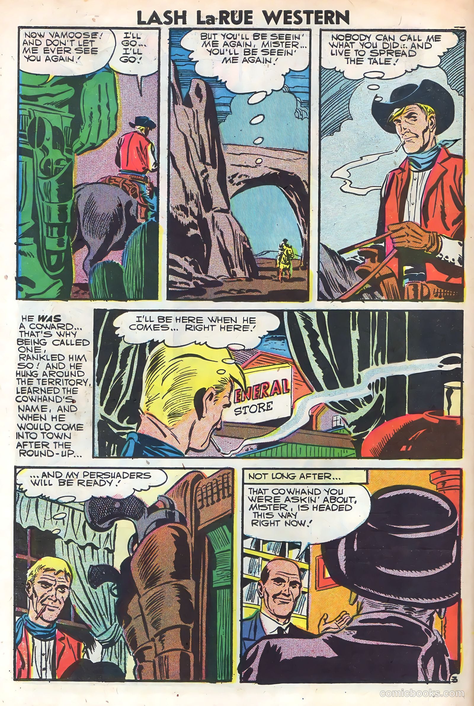 Lash Larue Western #64 — page 30 of 36