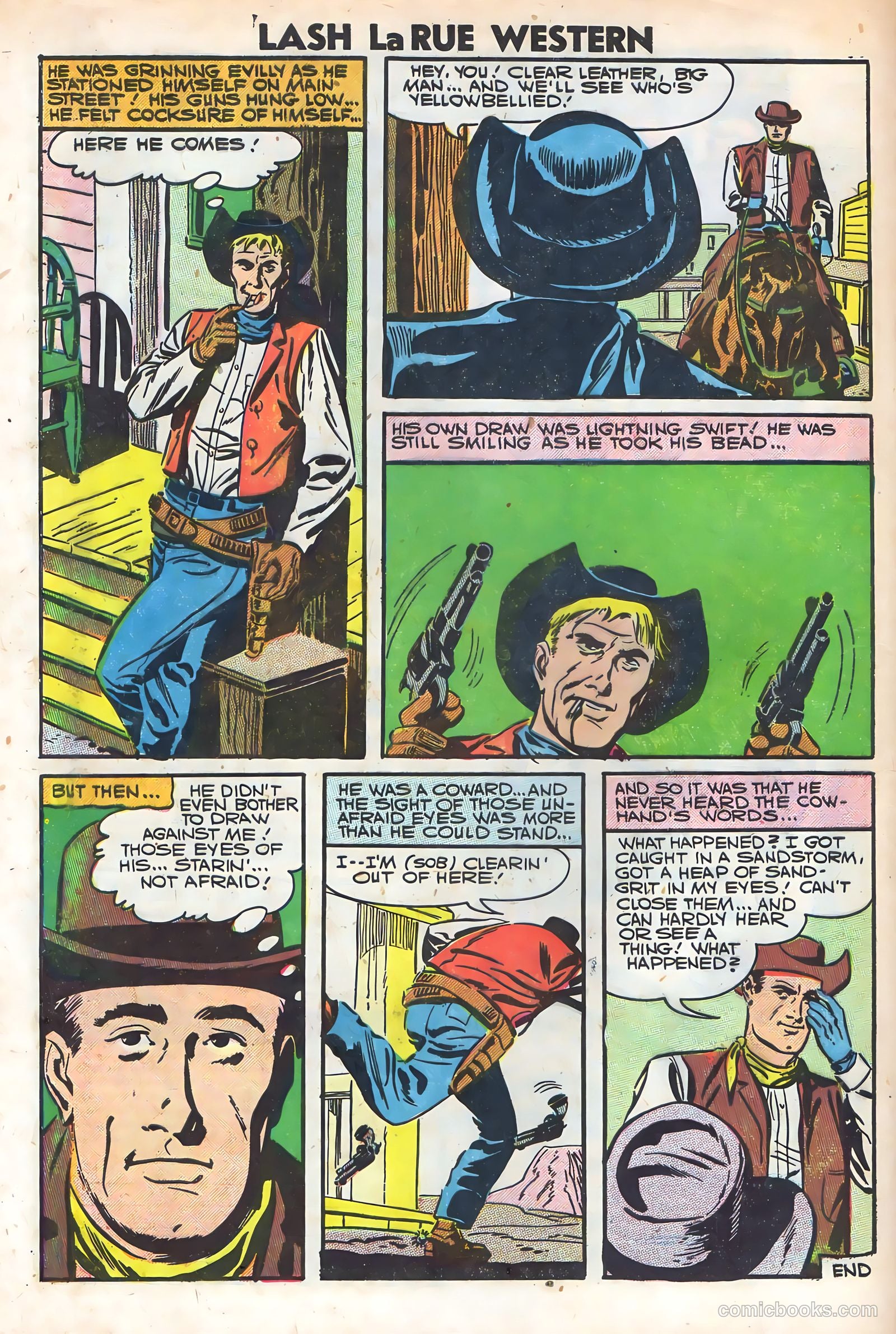 Lash Larue Western #64 — page 32 of 36