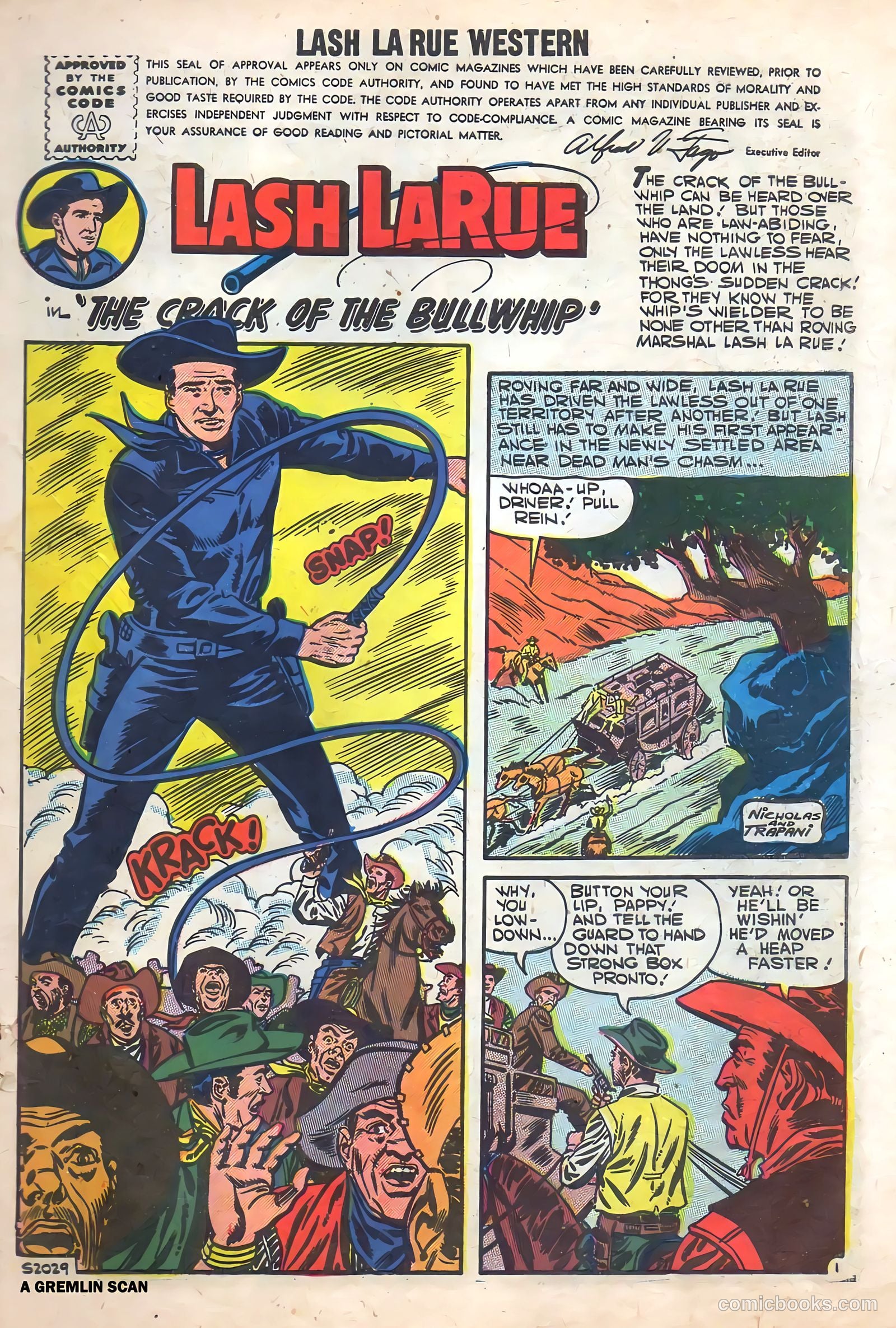 Lash Larue Western #65 — page 3 of 37