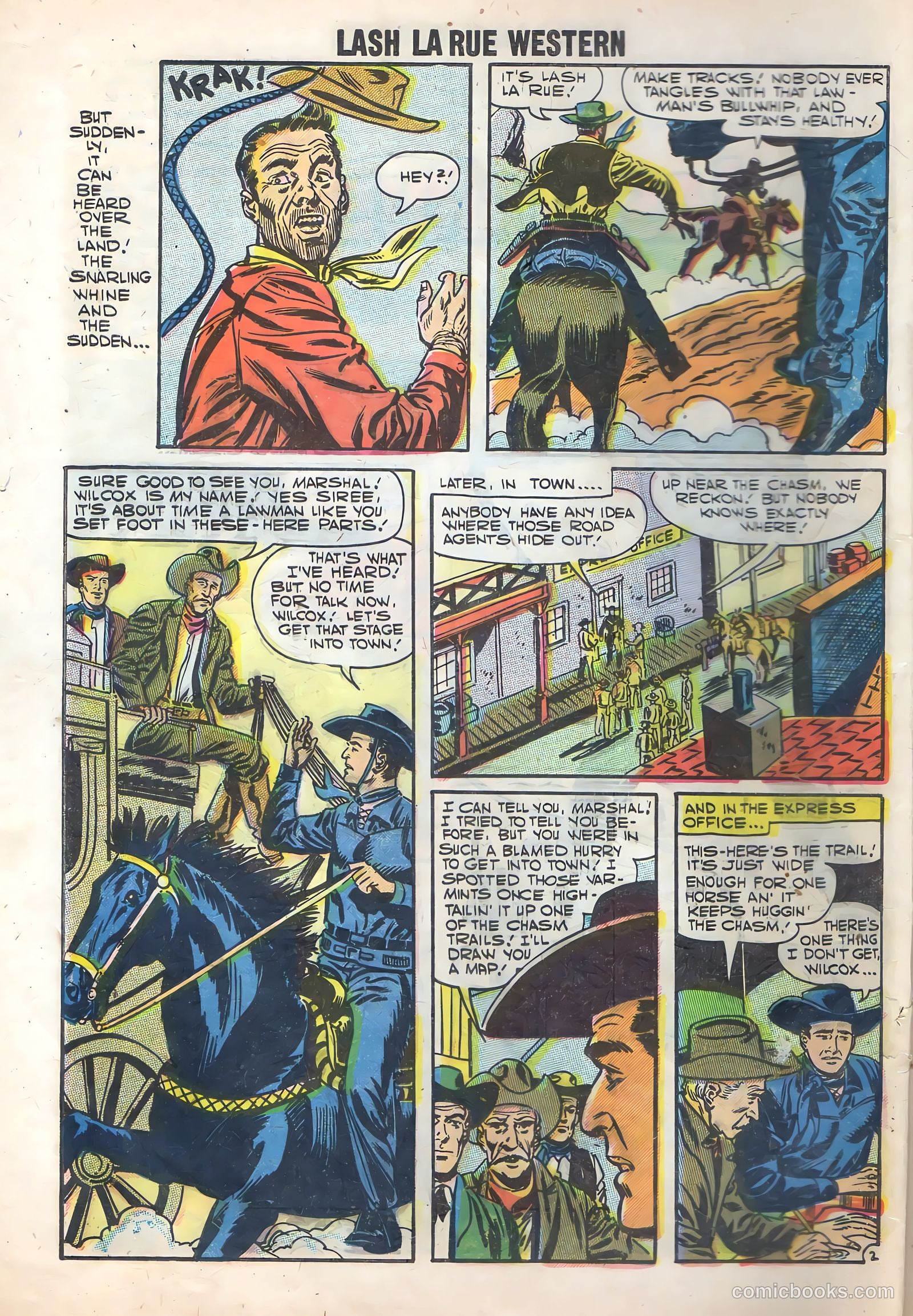 Lash Larue Western #65 — page 4 of 37