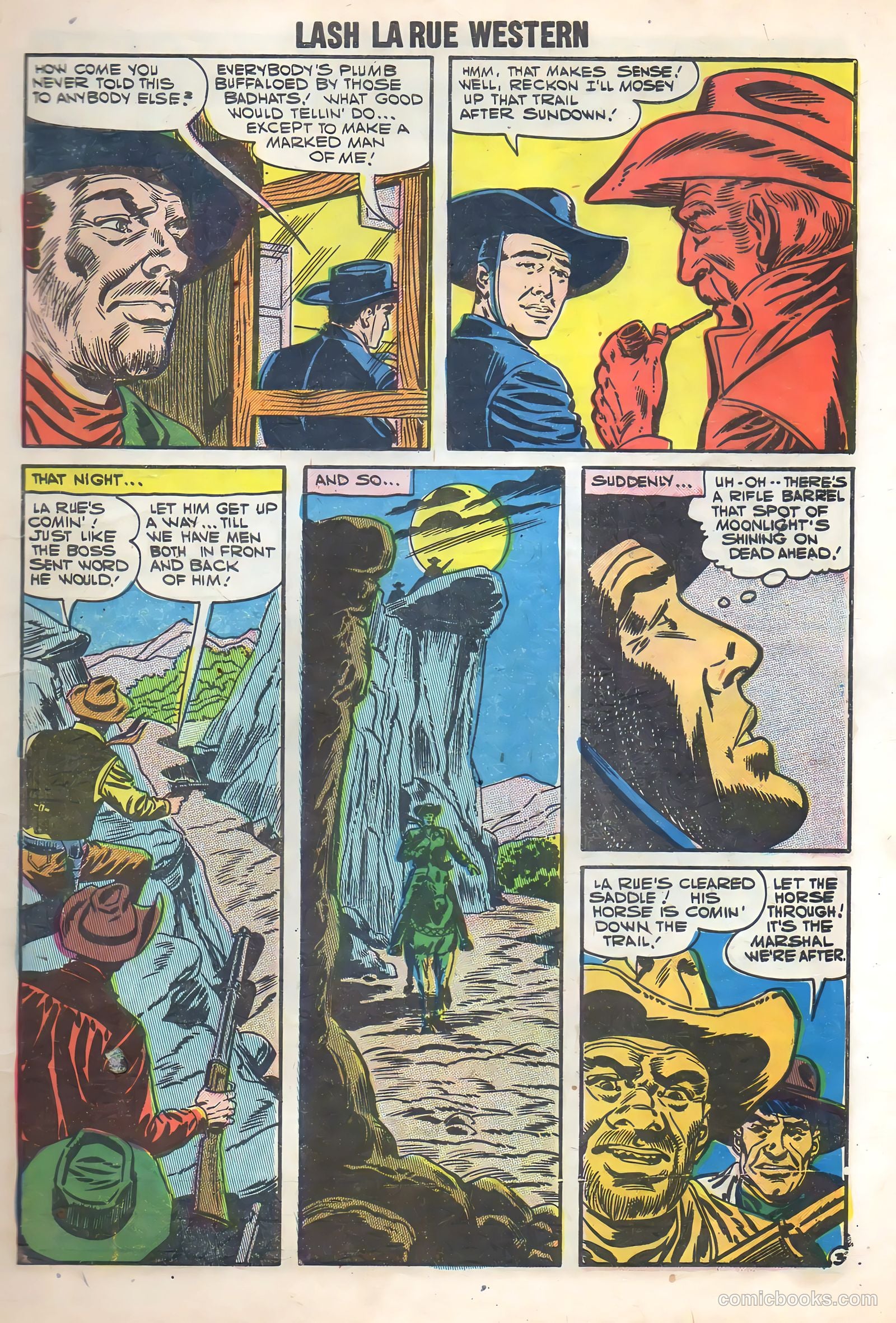Lash Larue Western #65 — page 5 of 37