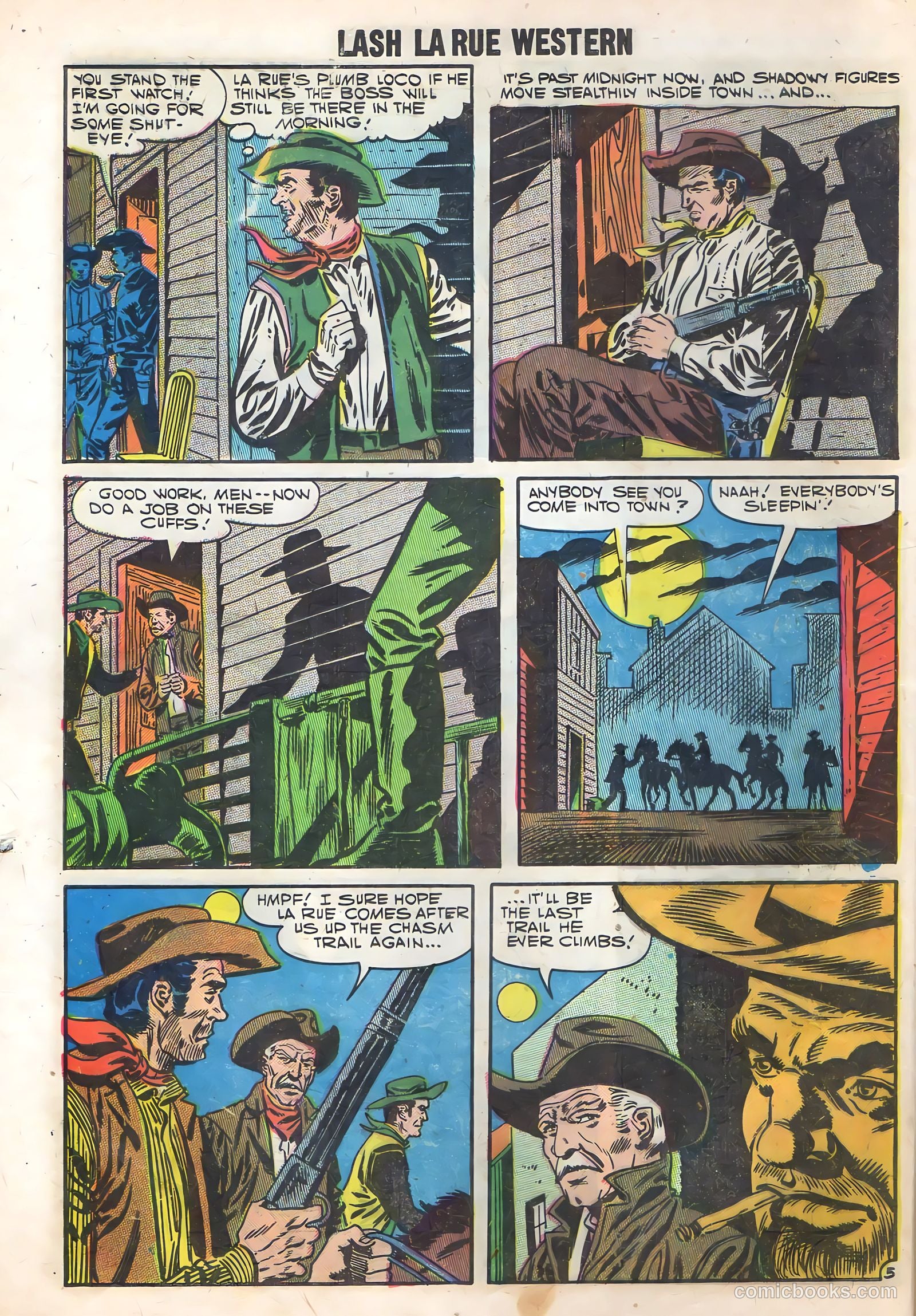 Lash Larue Western #65 — page 8 of 37