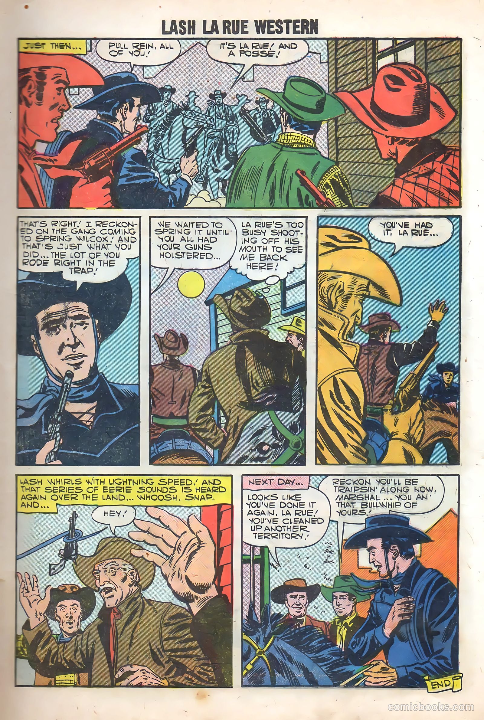Lash Larue Western #65 — page 9 of 37