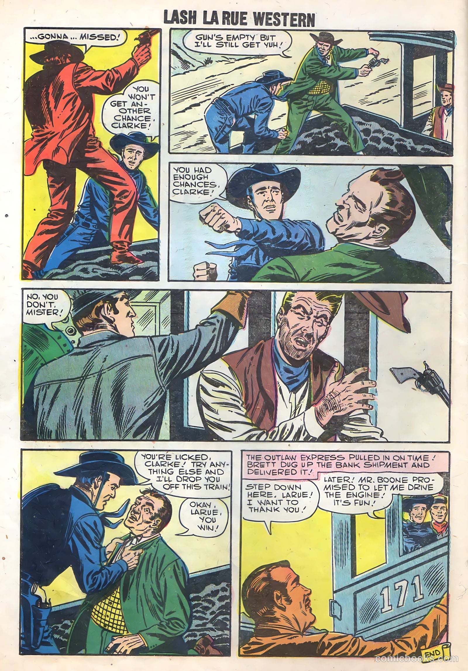 Lash Larue Western #65 — page 16 of 37