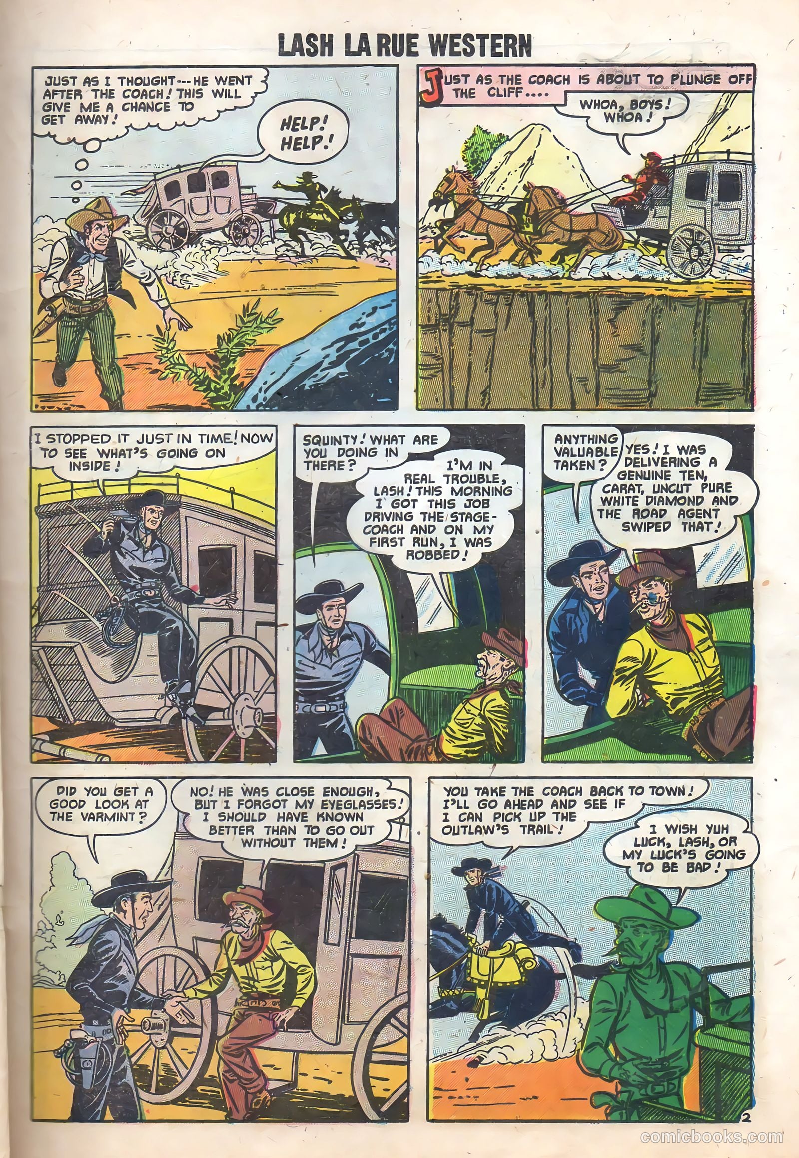 Lash Larue Western #65 — page 21 of 37