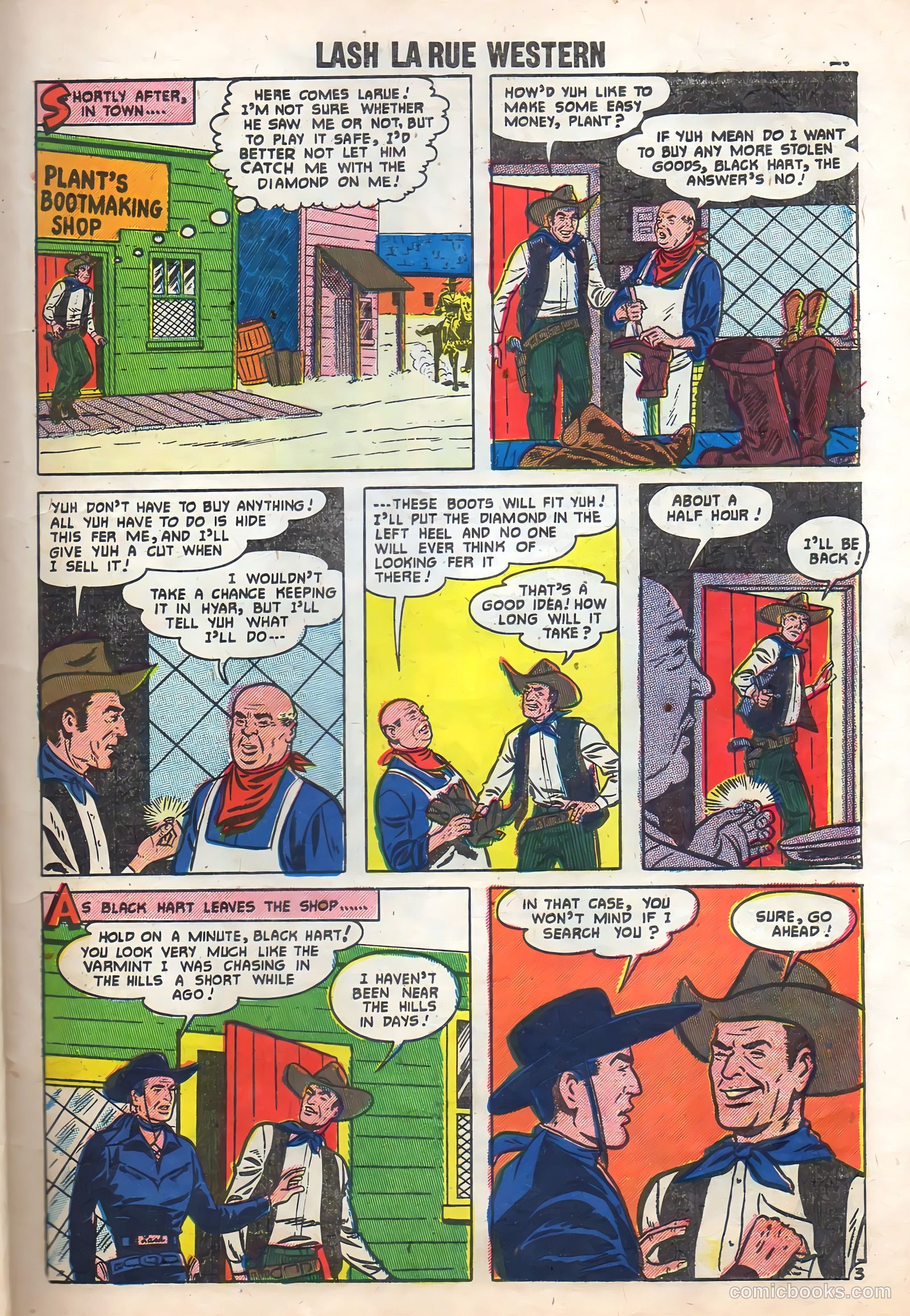 Lash Larue Western #65 — page 23 of 37