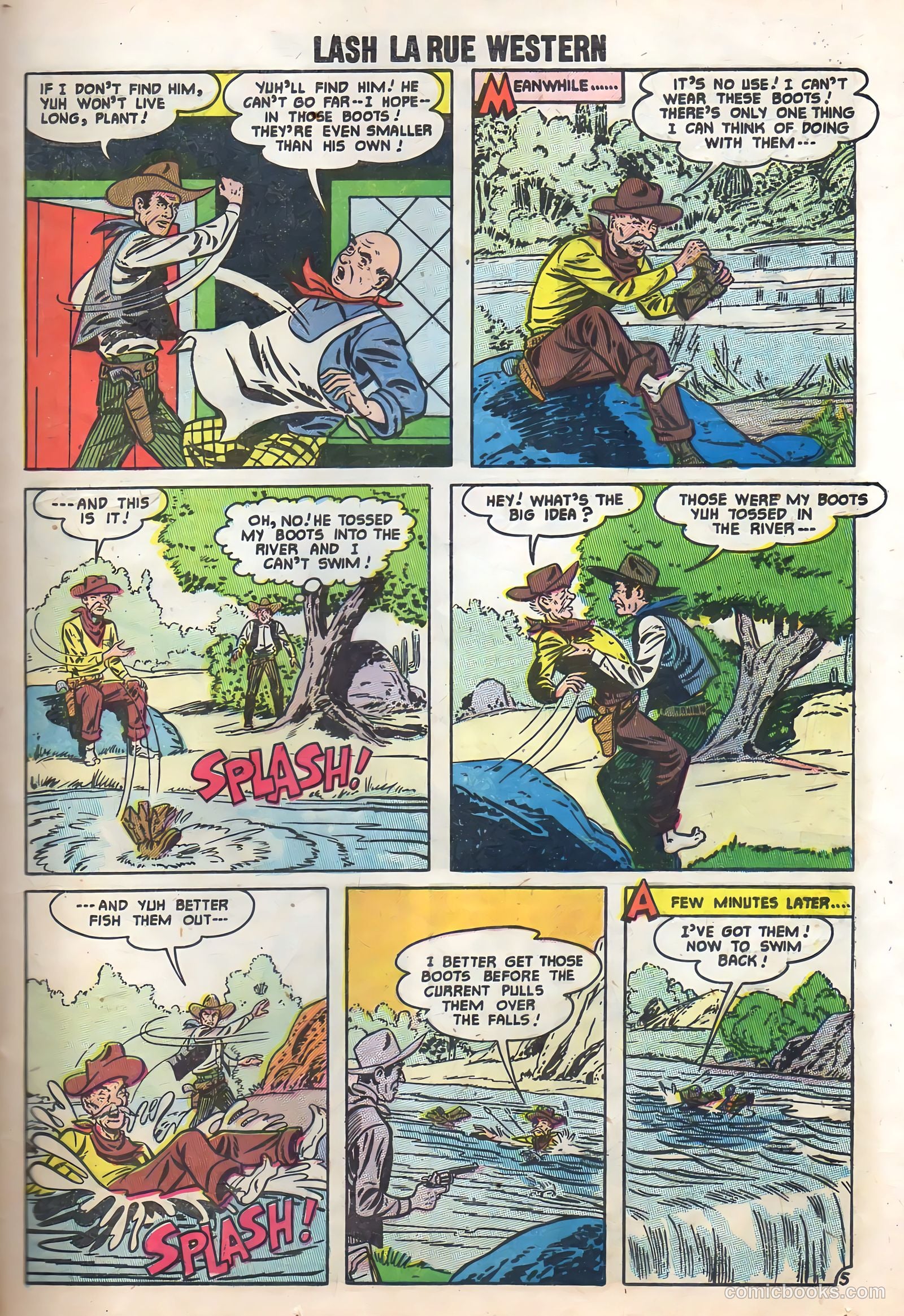 Lash Larue Western #65 — page 25 of 37