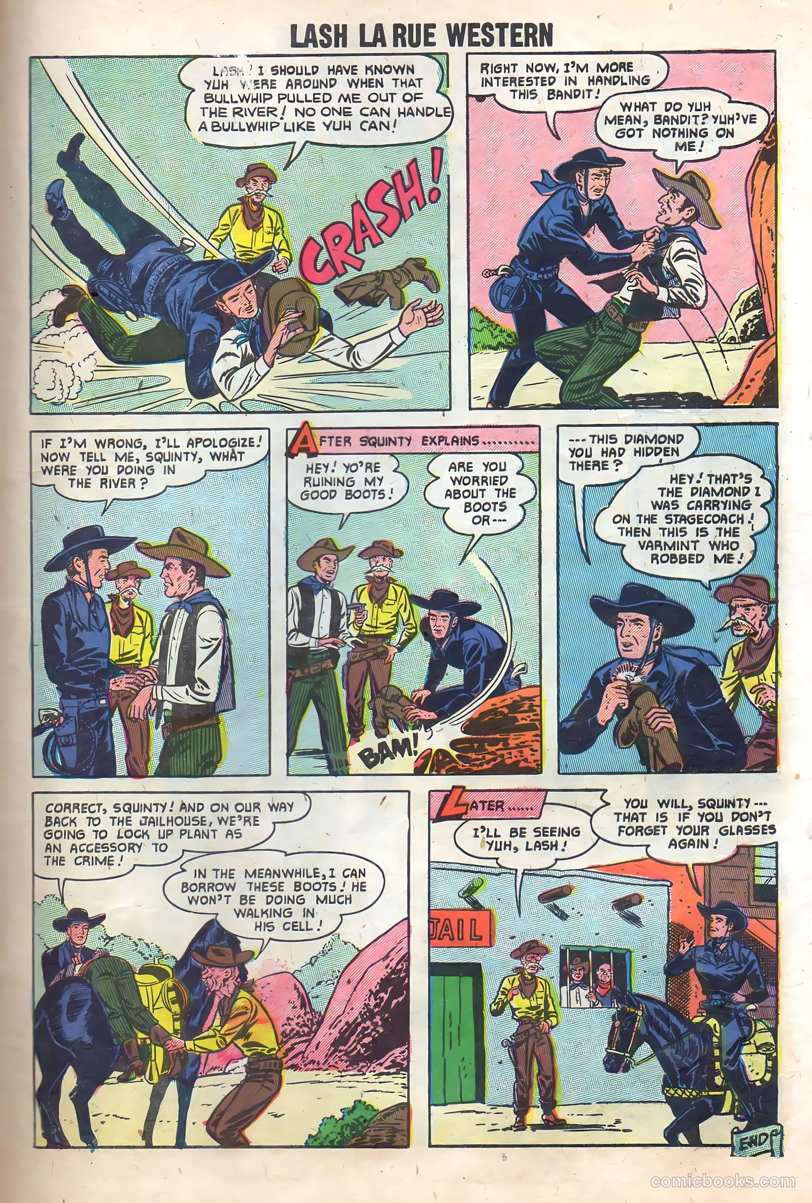 Lash Larue Western #65 — page 27 of 37