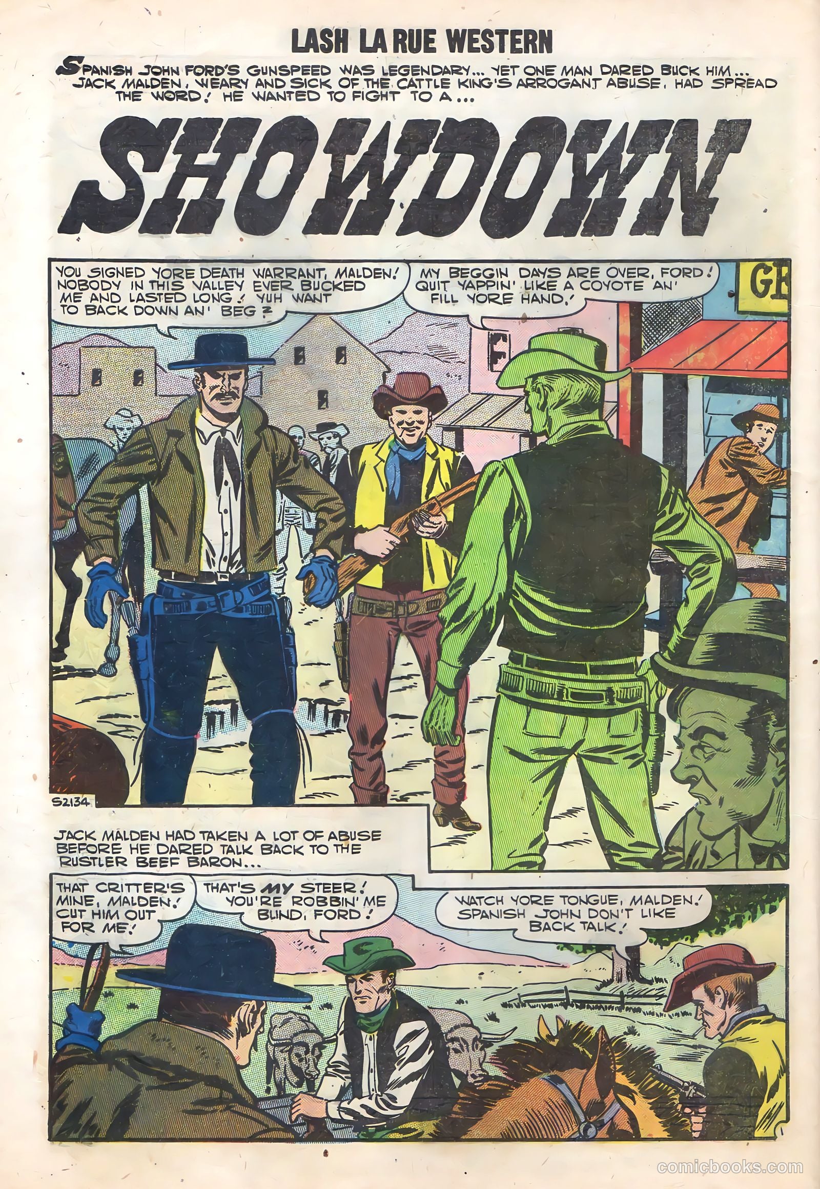 Lash Larue Western #65 — page 28 of 37