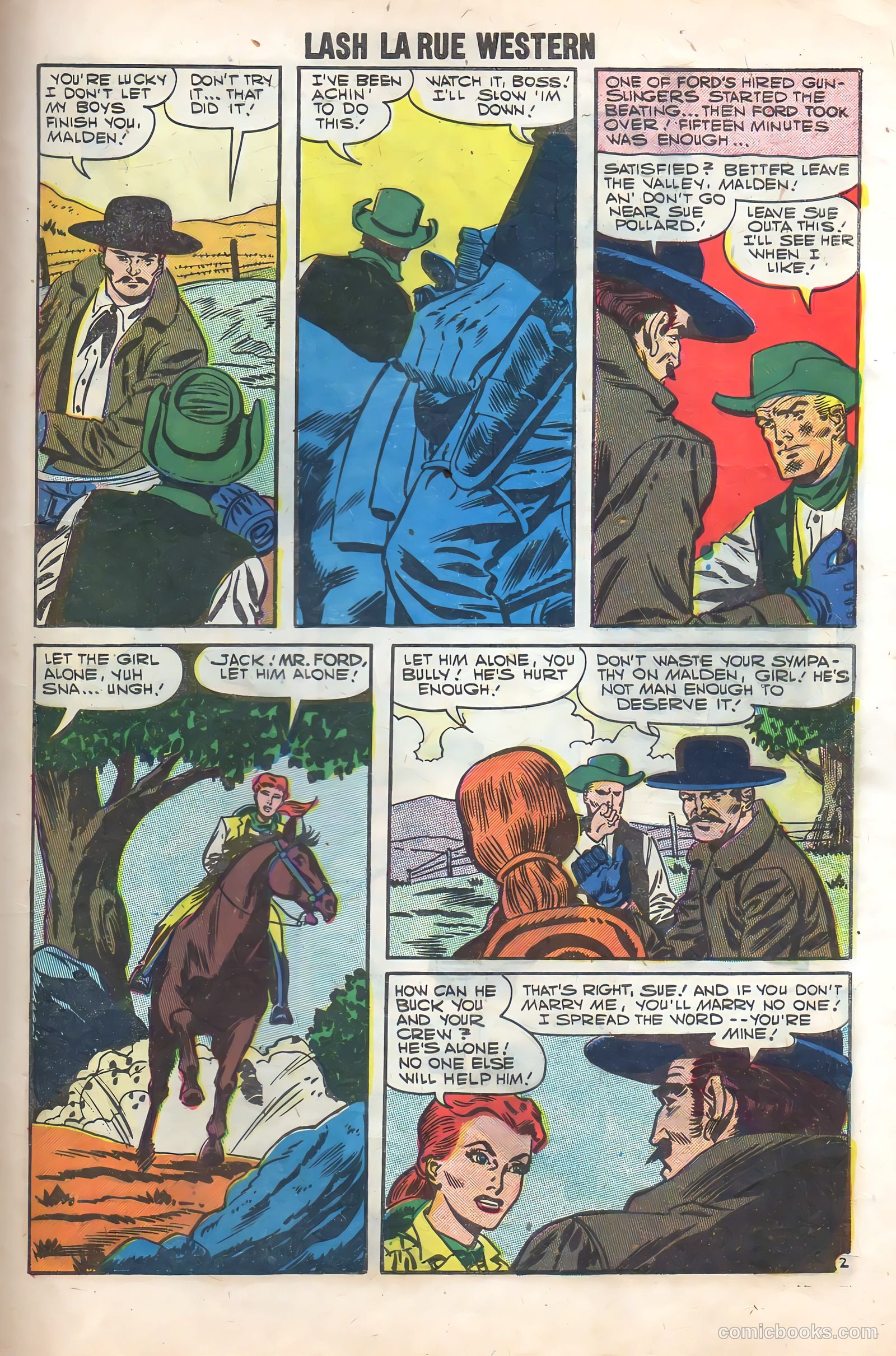 Lash Larue Western #65 — page 29 of 37
