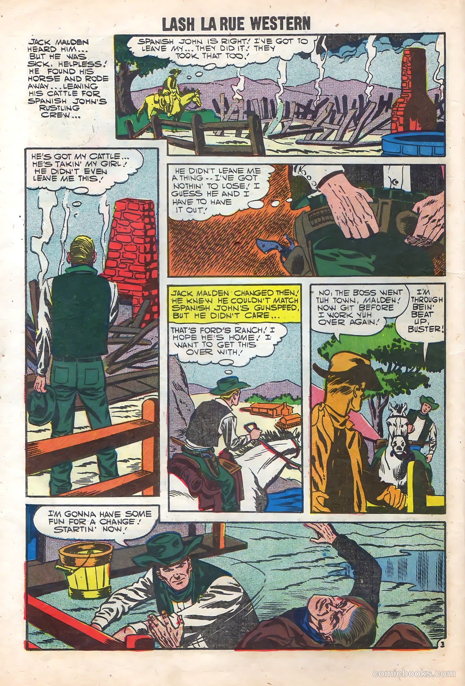 Lash Larue Western #65 — page 30 of 37