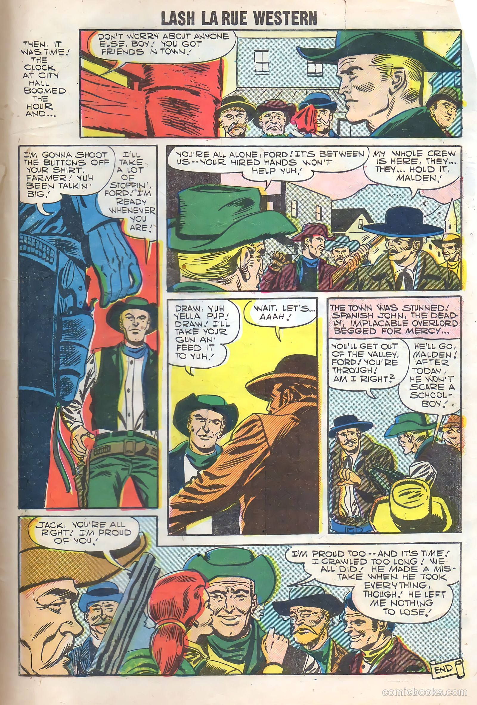 Lash Larue Western #65 — page 33 of 37