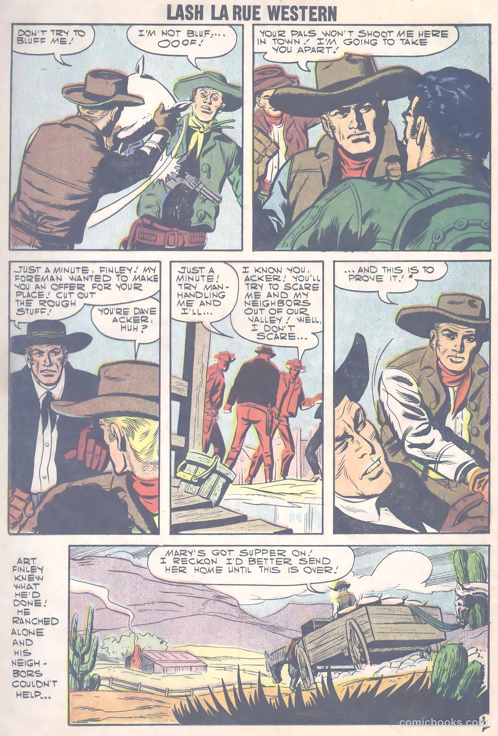 Lash Larue Western #66 — page 21 of 37