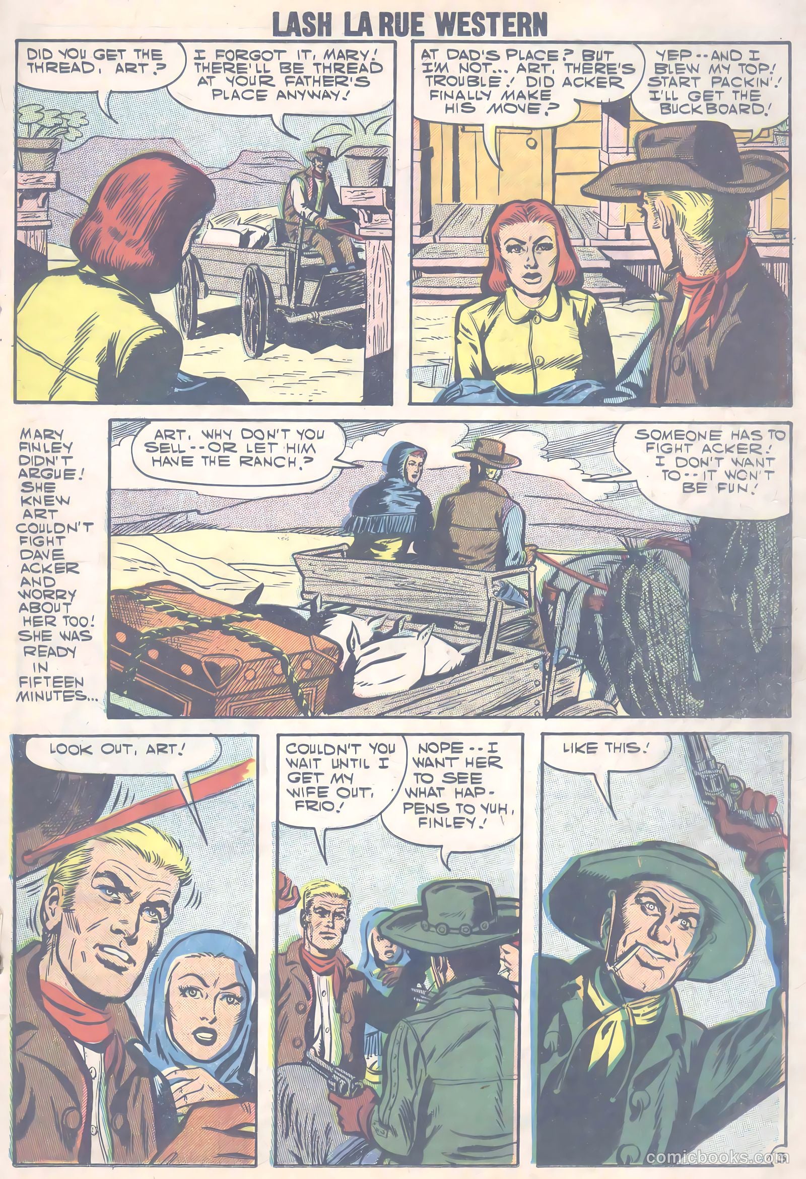 Lash Larue Western #66 — page 22 of 37