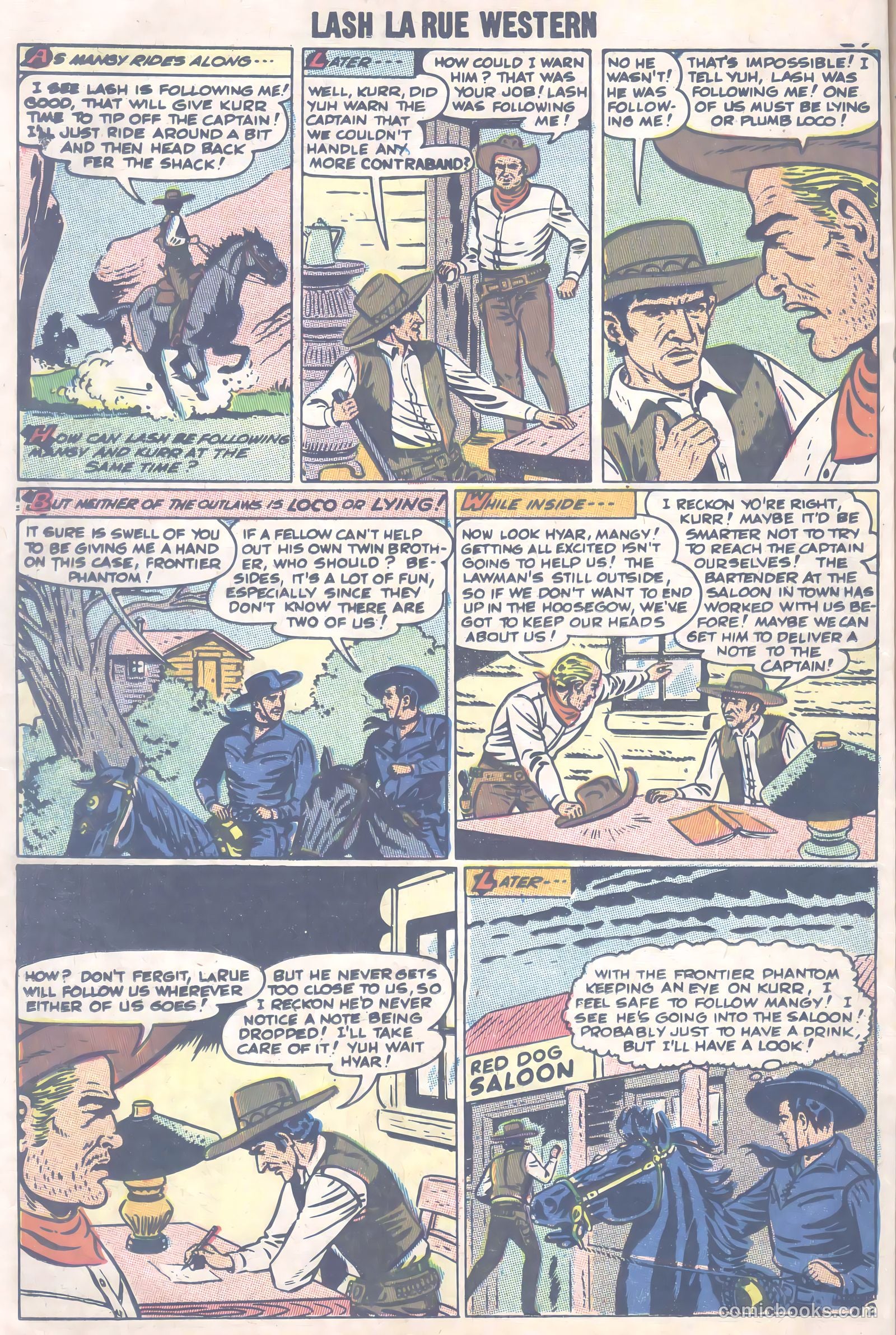Lash Larue Western #66 — page 27 of 37
