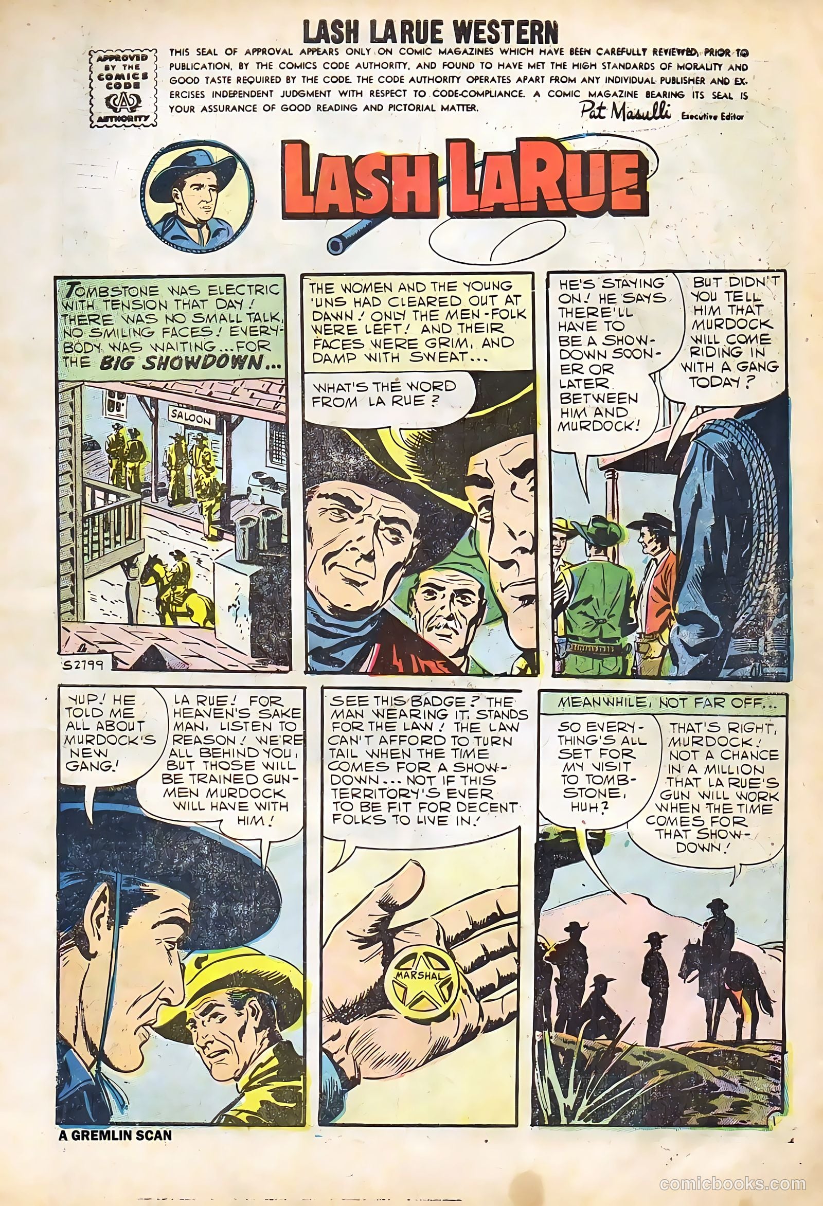 Lash Larue Western #67 — page 3 of 69