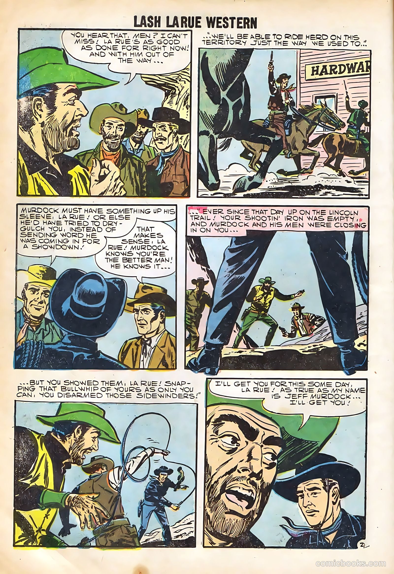Lash Larue Western #67 — page 4 of 69