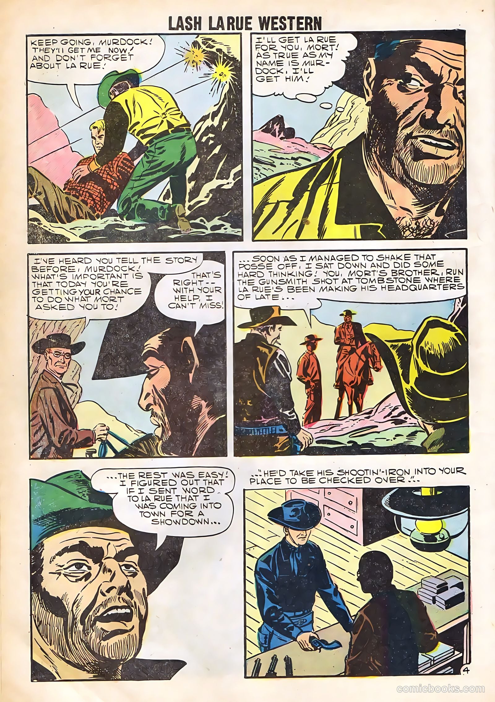 Lash Larue Western #67 — page 6 of 69