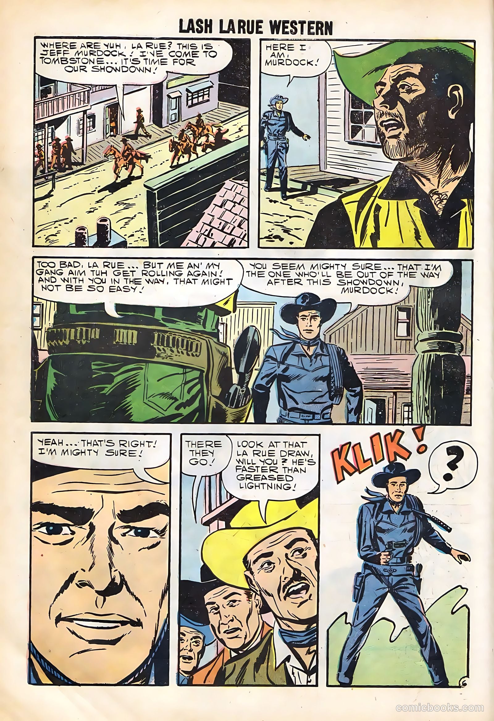 Lash Larue Western #67 — page 8 of 69