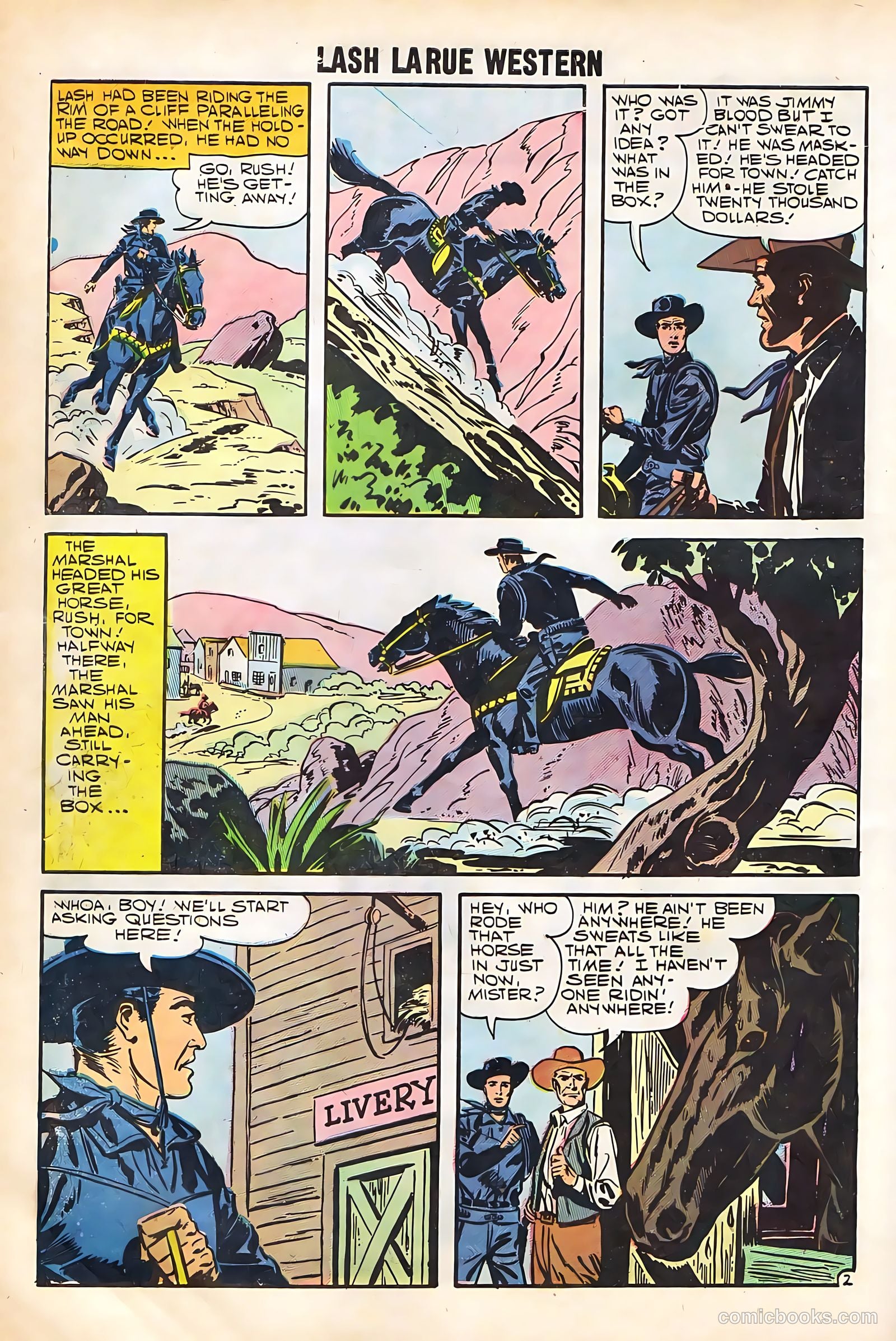 Lash Larue Western #67 — page 12 of 69