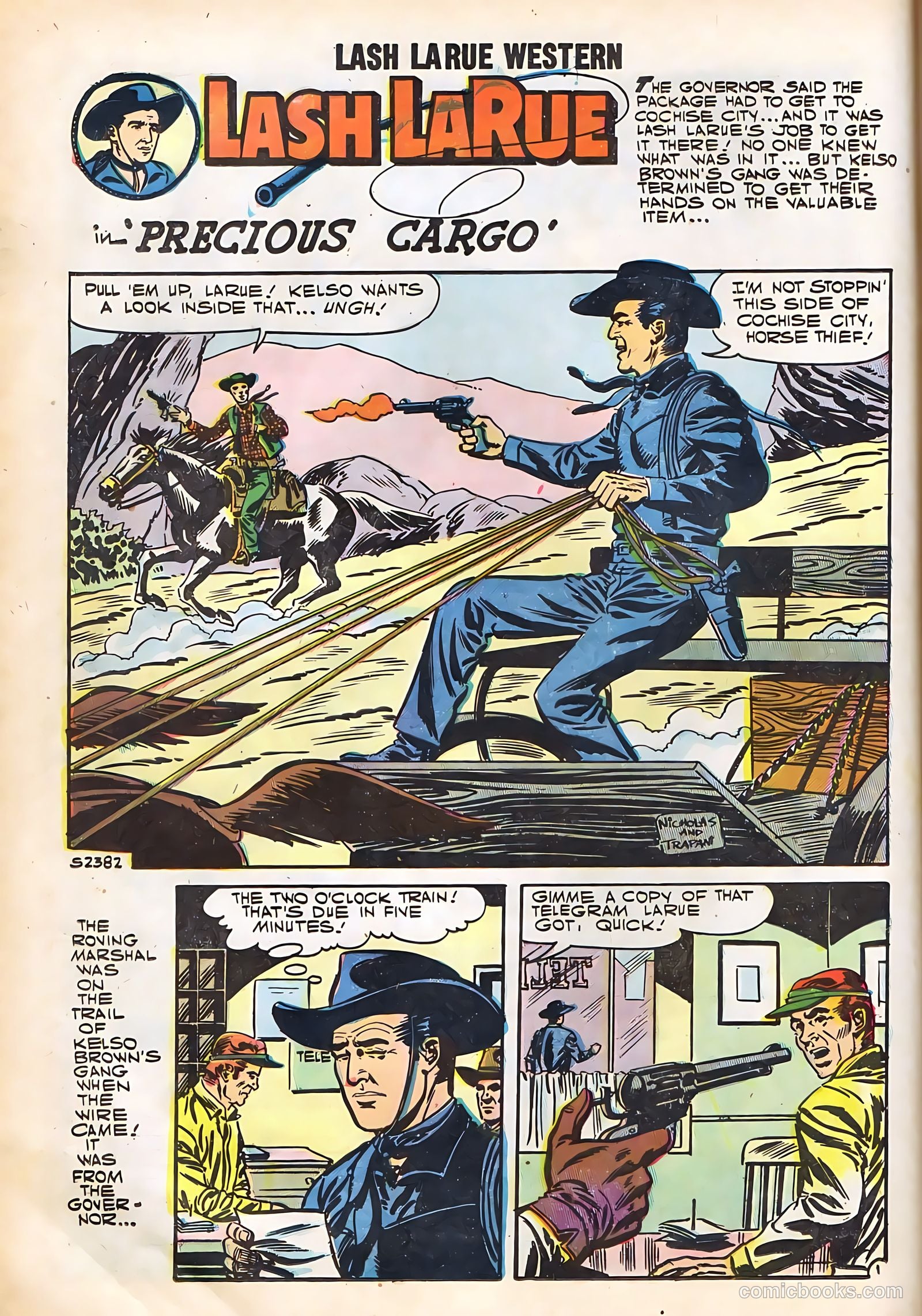 Lash Larue Western #67 — page 22 of 69