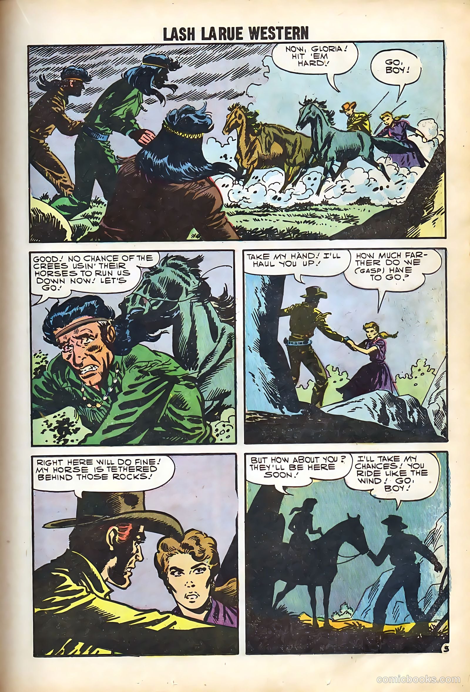 Lash Larue Western #67 — page 33 of 69