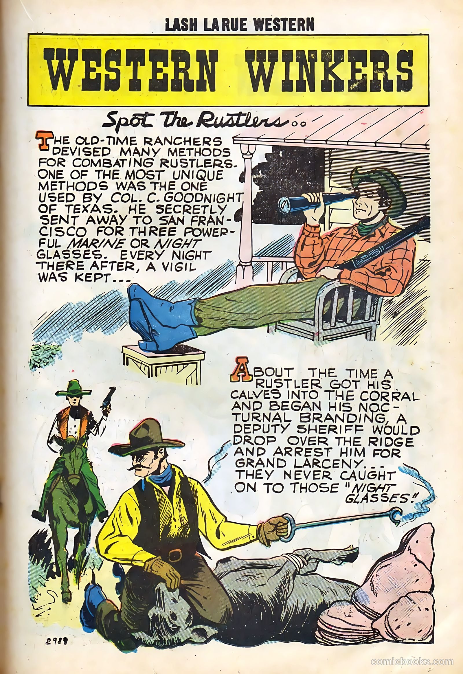Lash Larue Western #67 — page 35 of 69