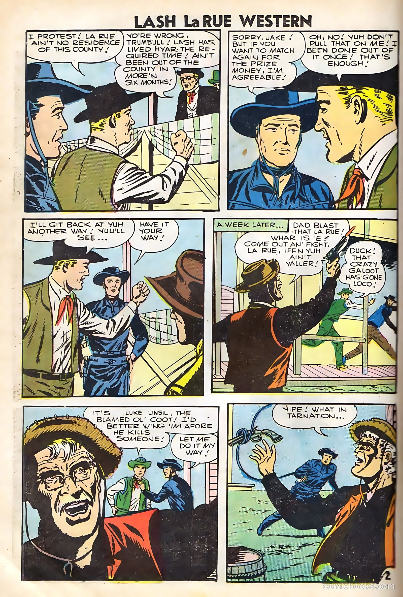 Lash Larue Western #67 — page 38 of 69