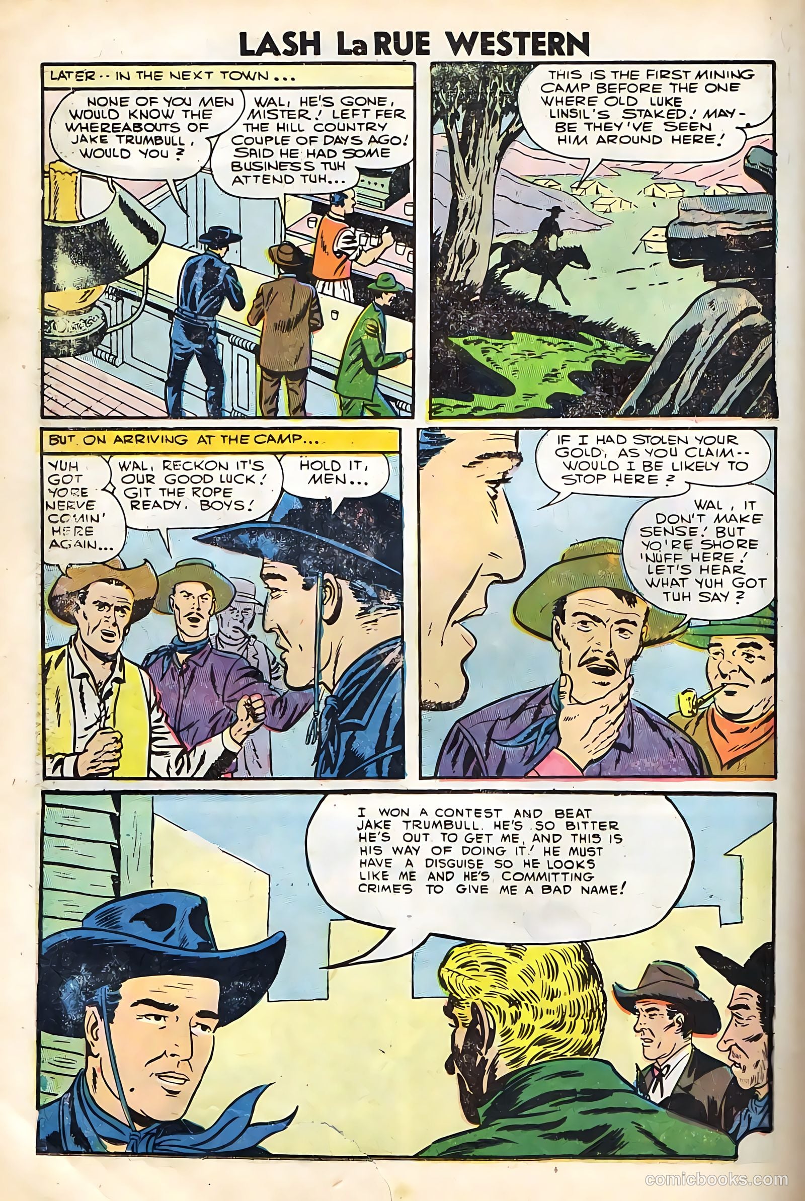 Lash Larue Western #67 — page 40 of 69