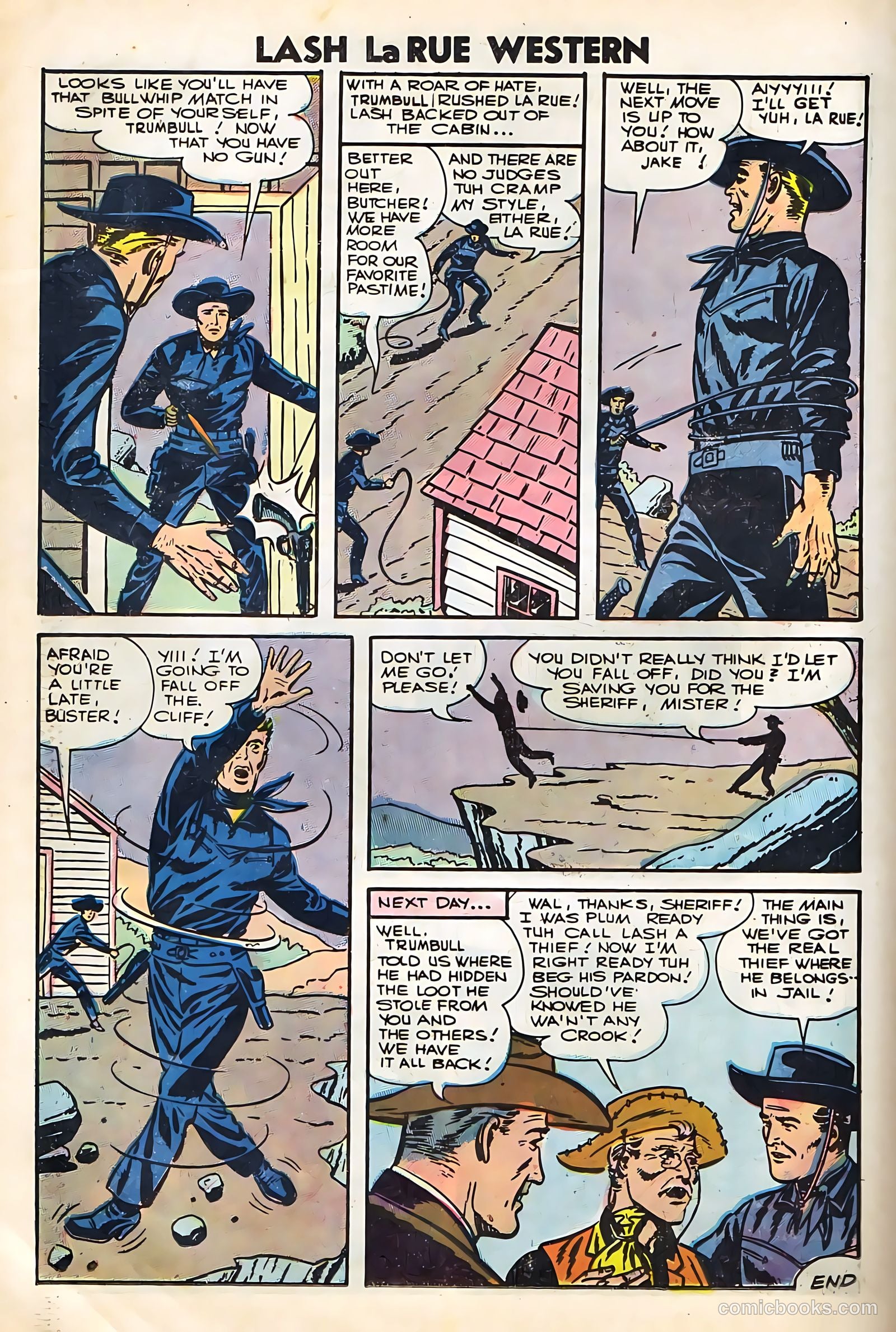 Lash Larue Western #67 — page 42 of 69