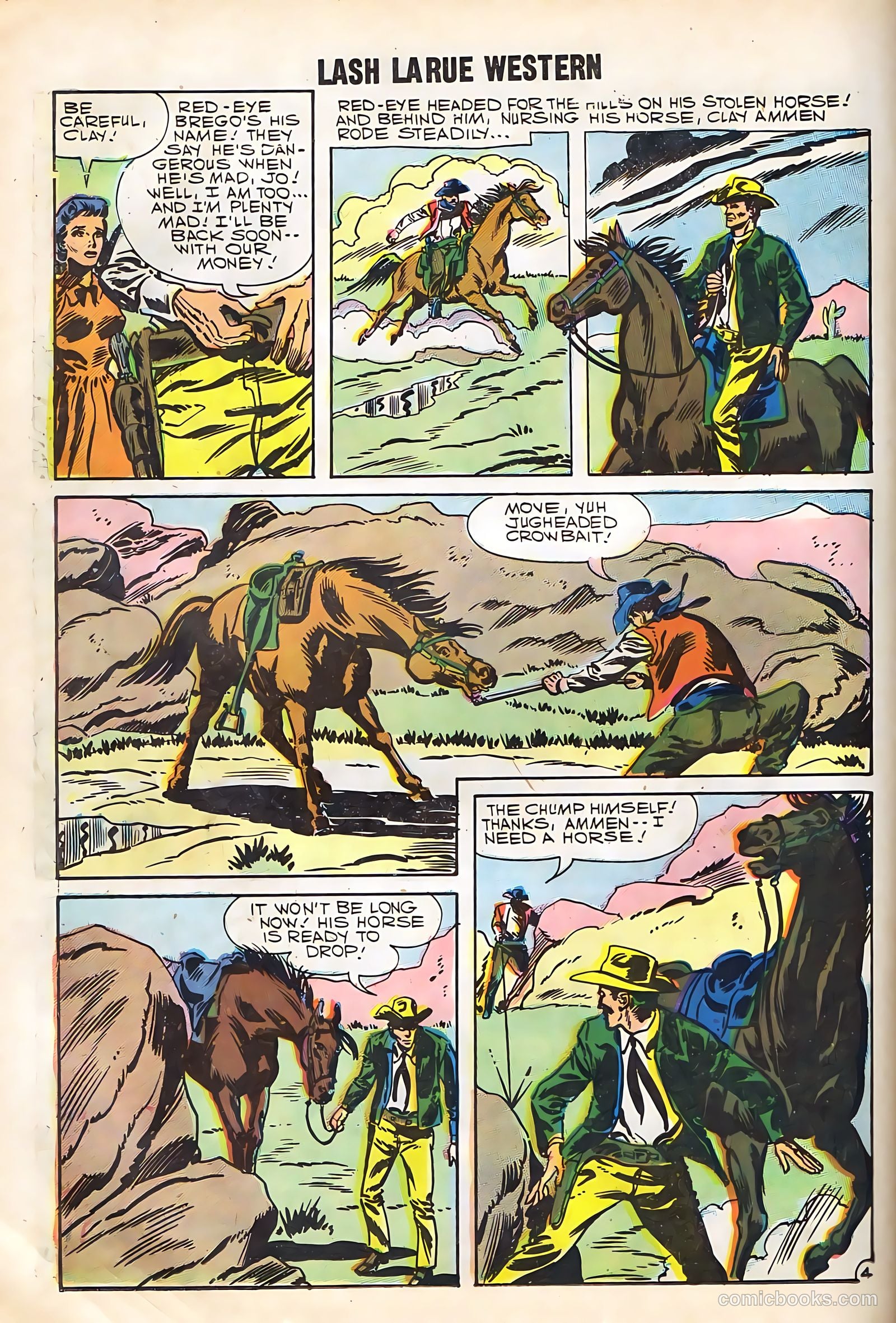 Lash Larue Western #67 — page 46 of 69