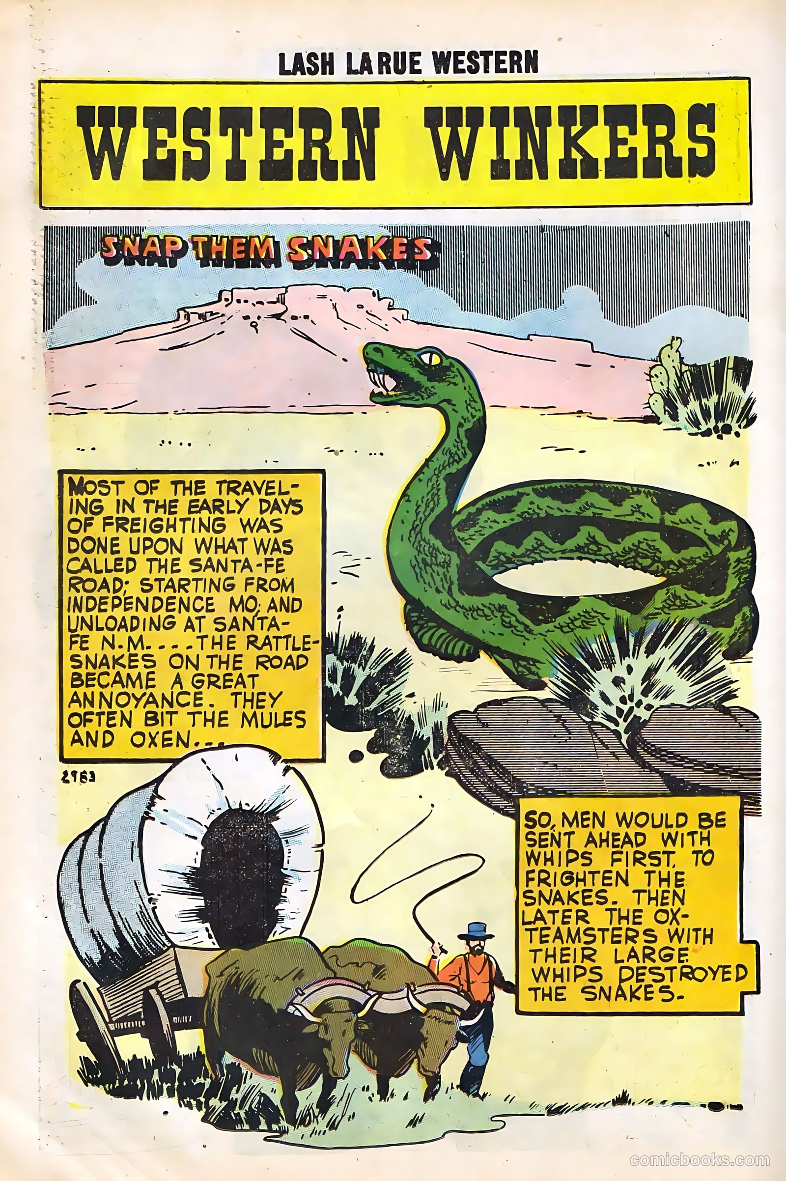 Lash Larue Western #67 — page 50 of 69