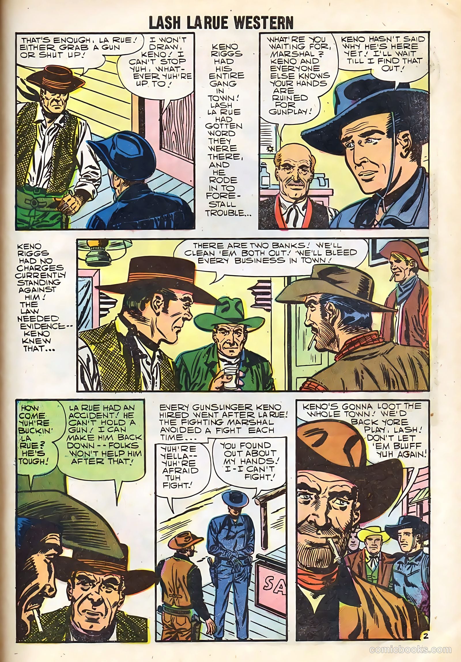 Lash Larue Western #67 — page 55 of 69