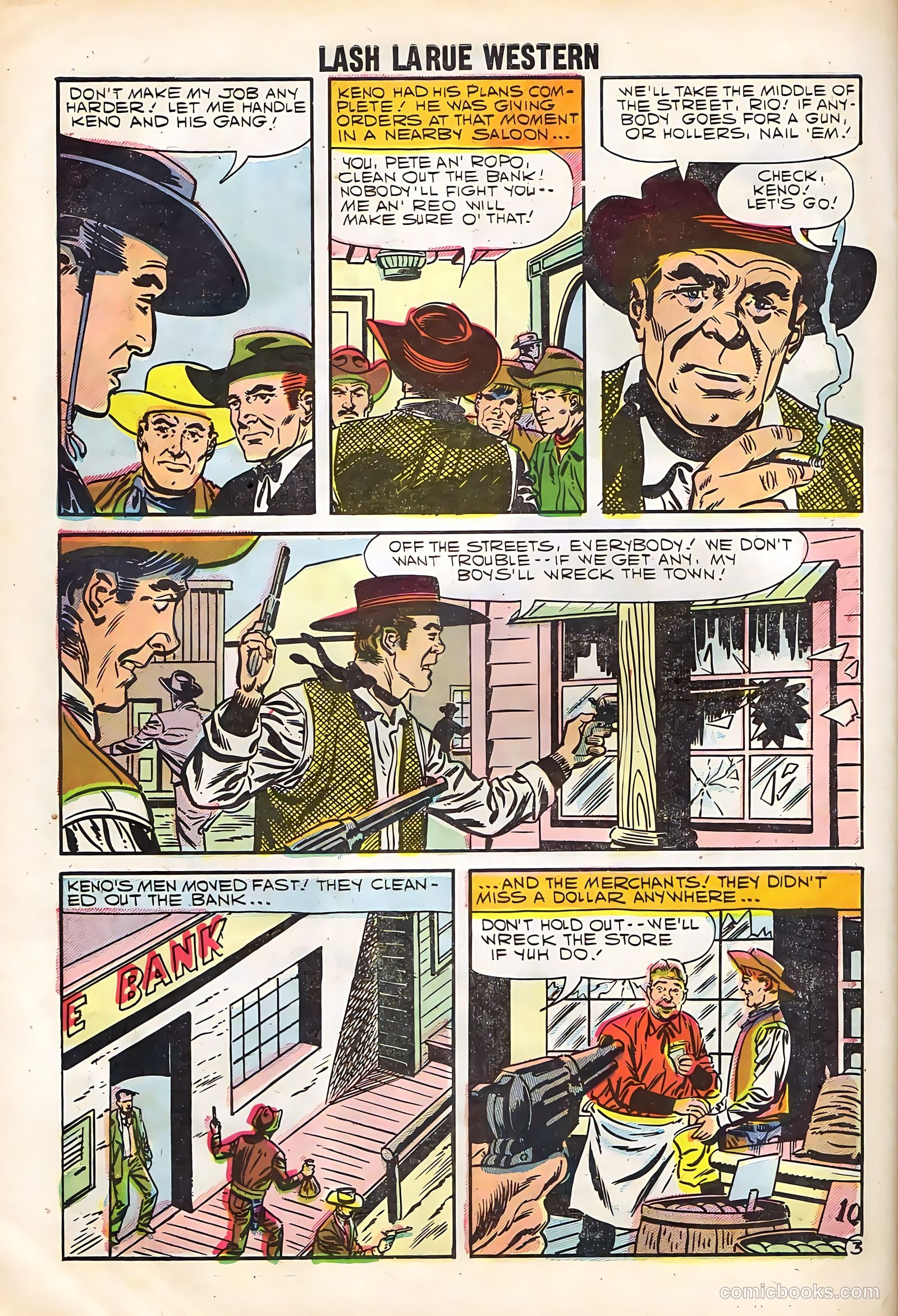 Lash Larue Western #67 — page 56 of 69