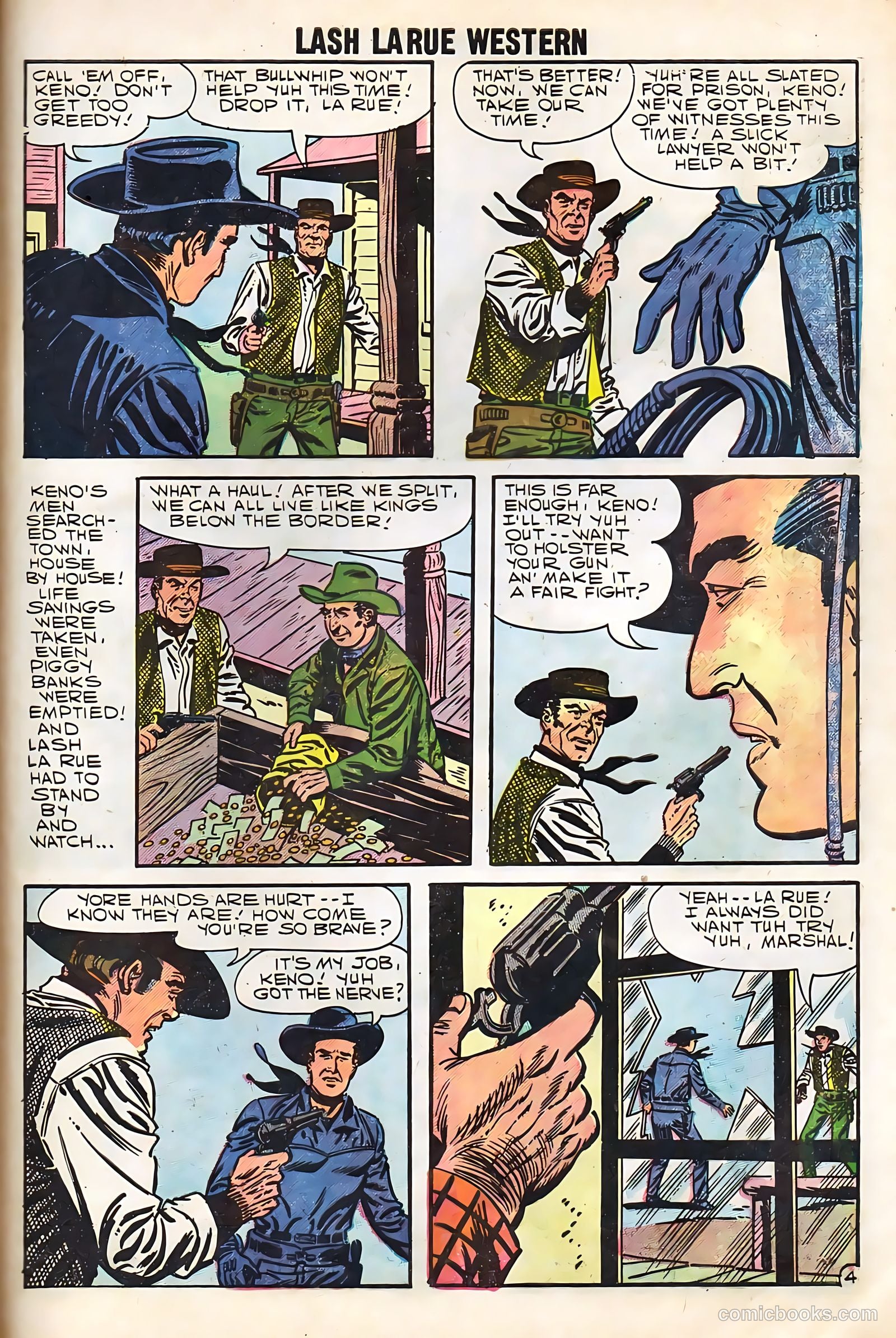 Lash Larue Western #67 — page 57 of 69