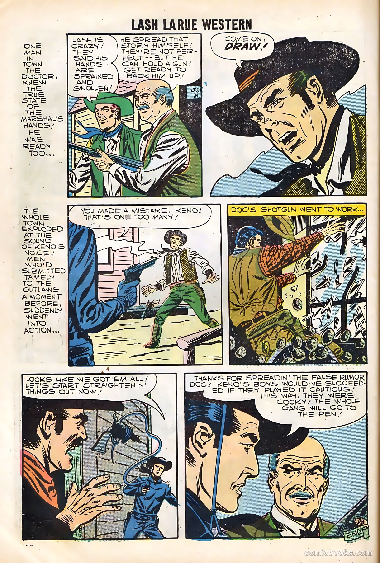 Lash Larue Western #67 — page 58 of 69