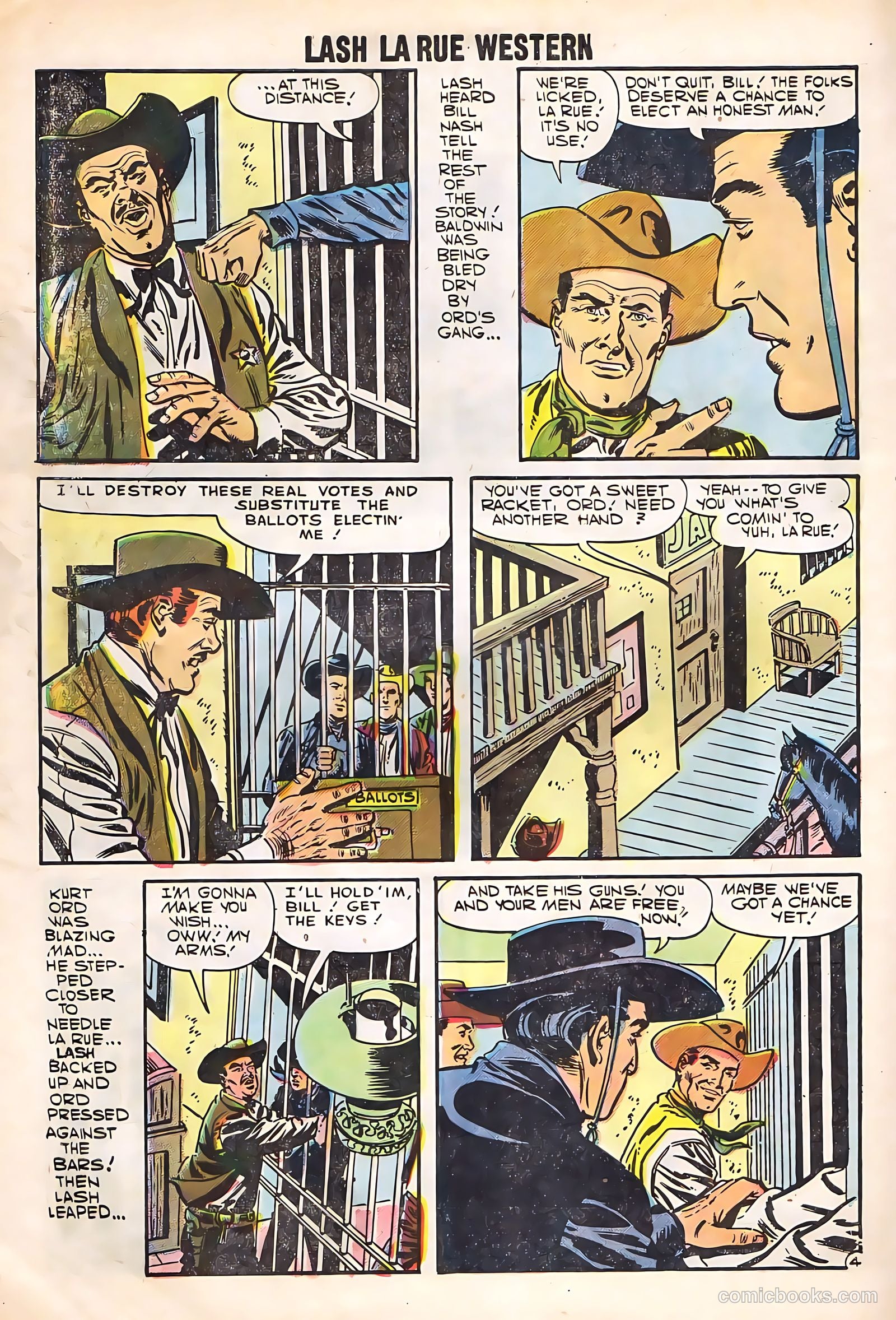 Lash Larue Western #67 — page 62 of 69