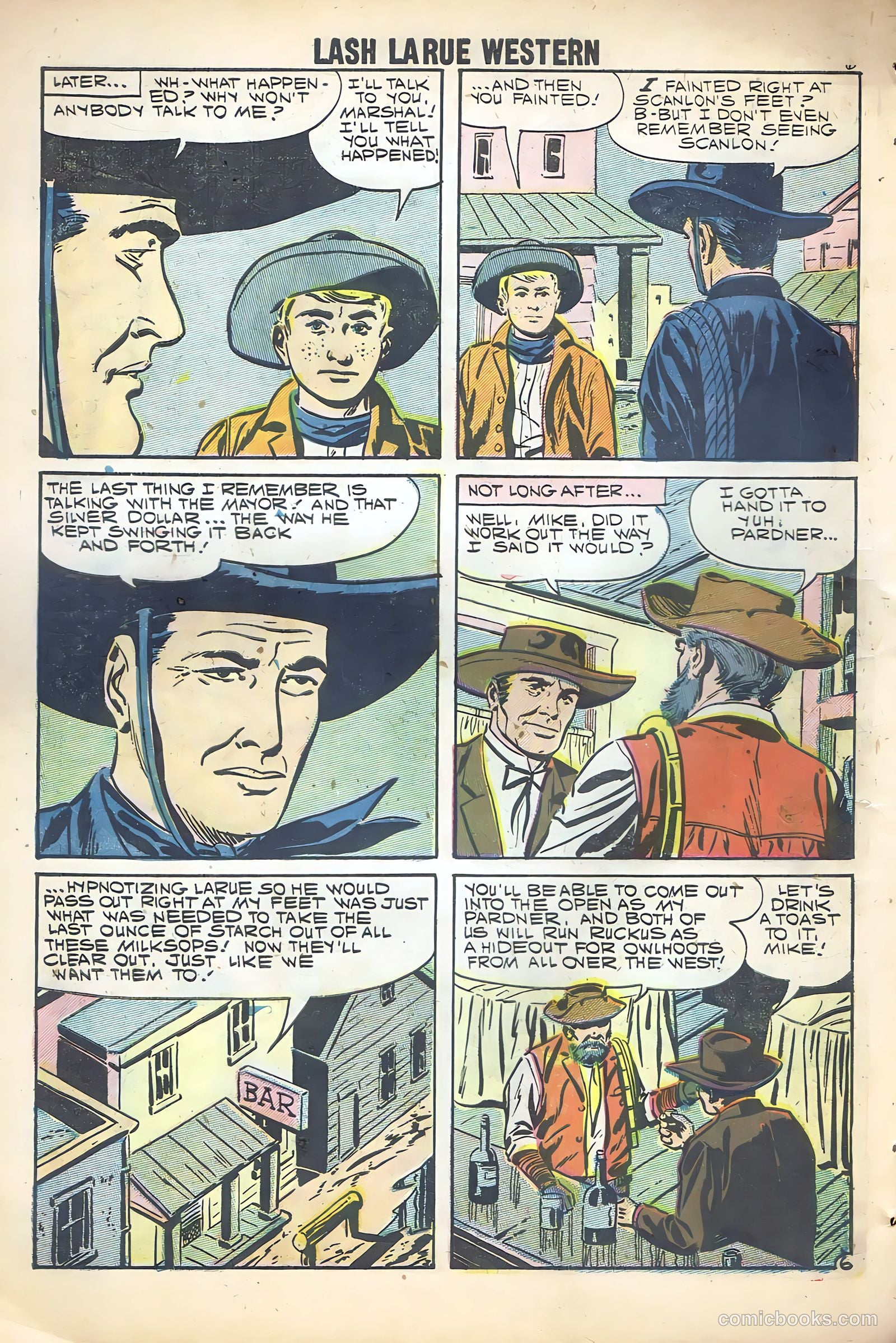 Lash Larue Western #68 — page 8 of 68