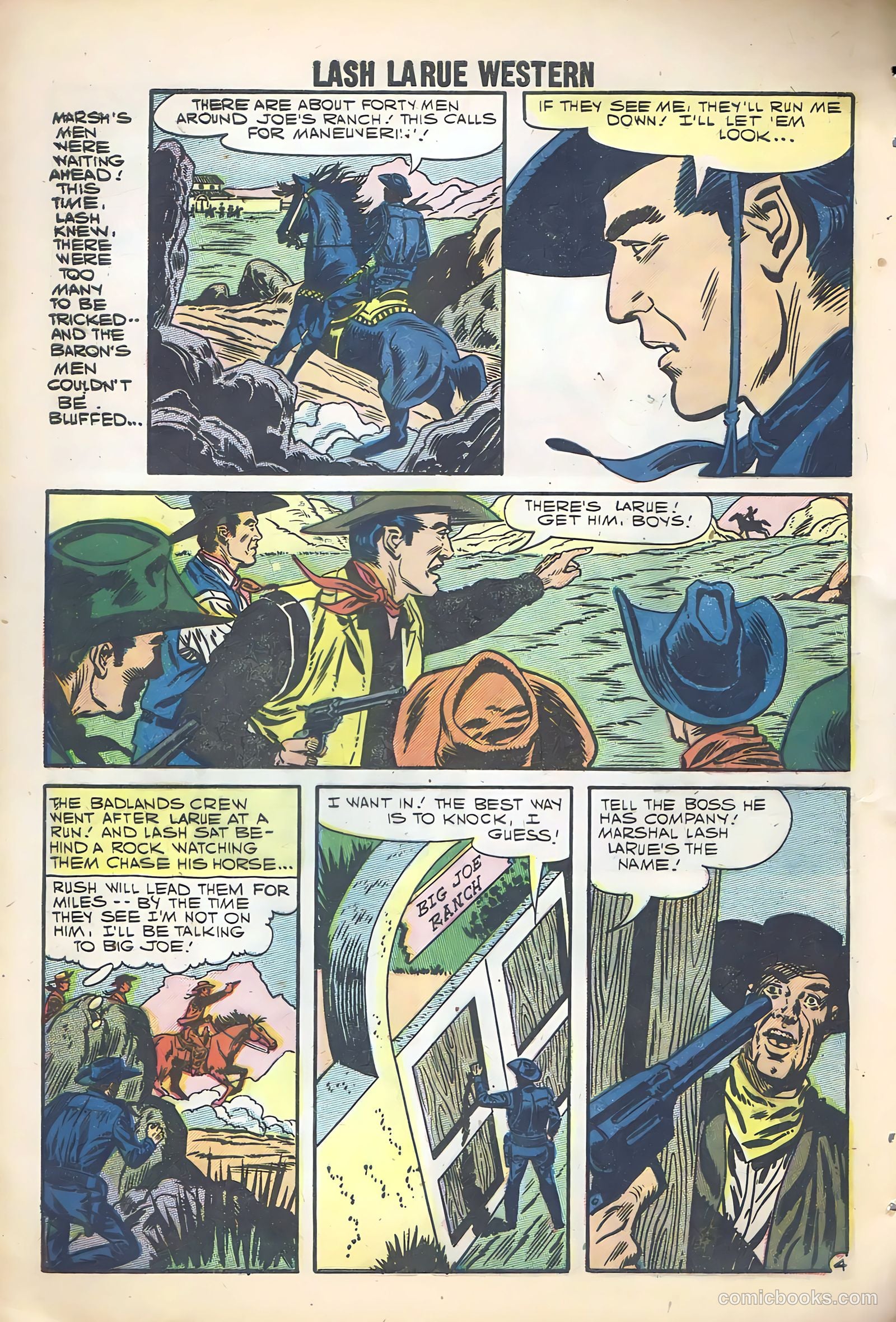 Lash Larue Western #68 — page 14 of 68