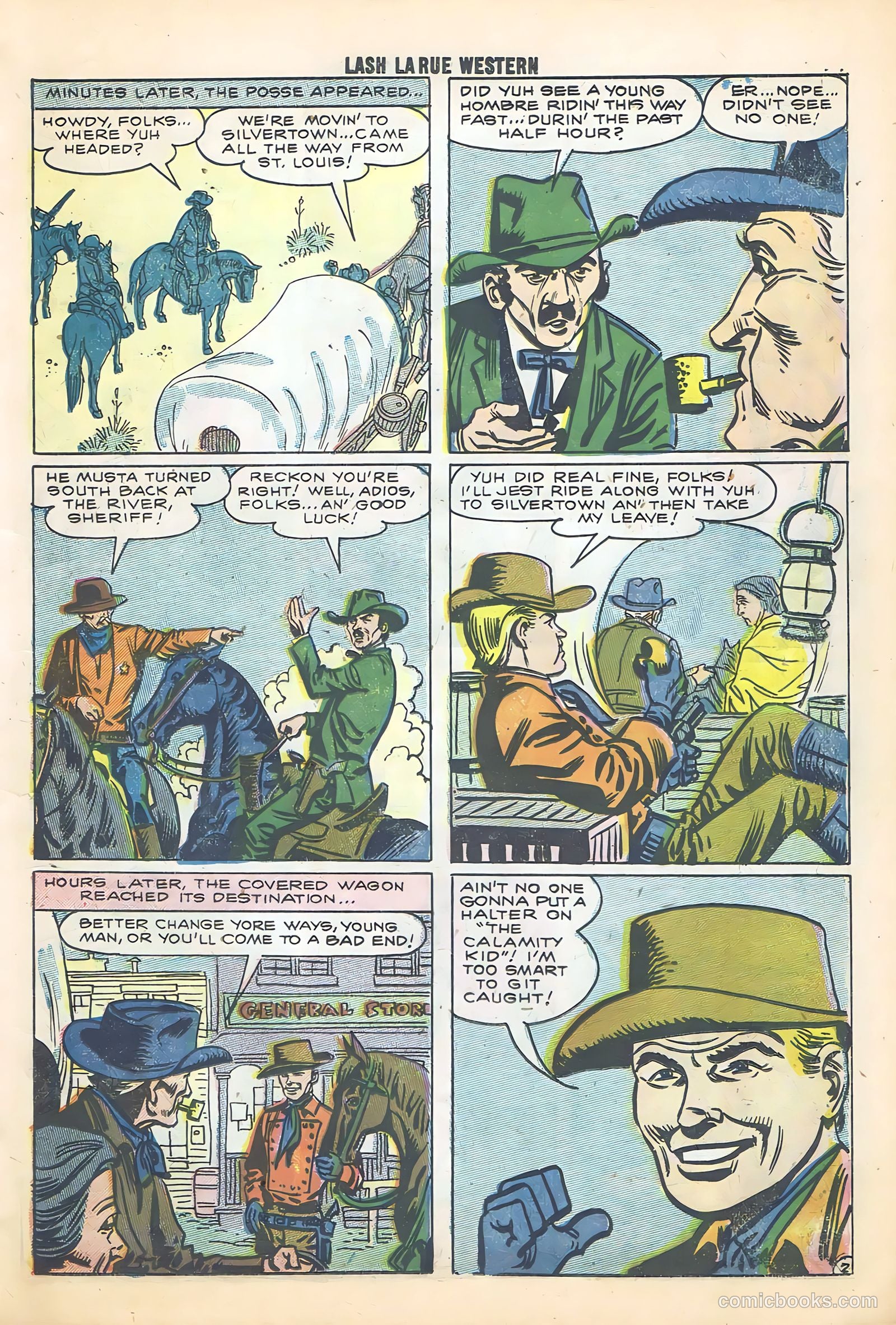 Lash Larue Western #68 — page 21 of 68