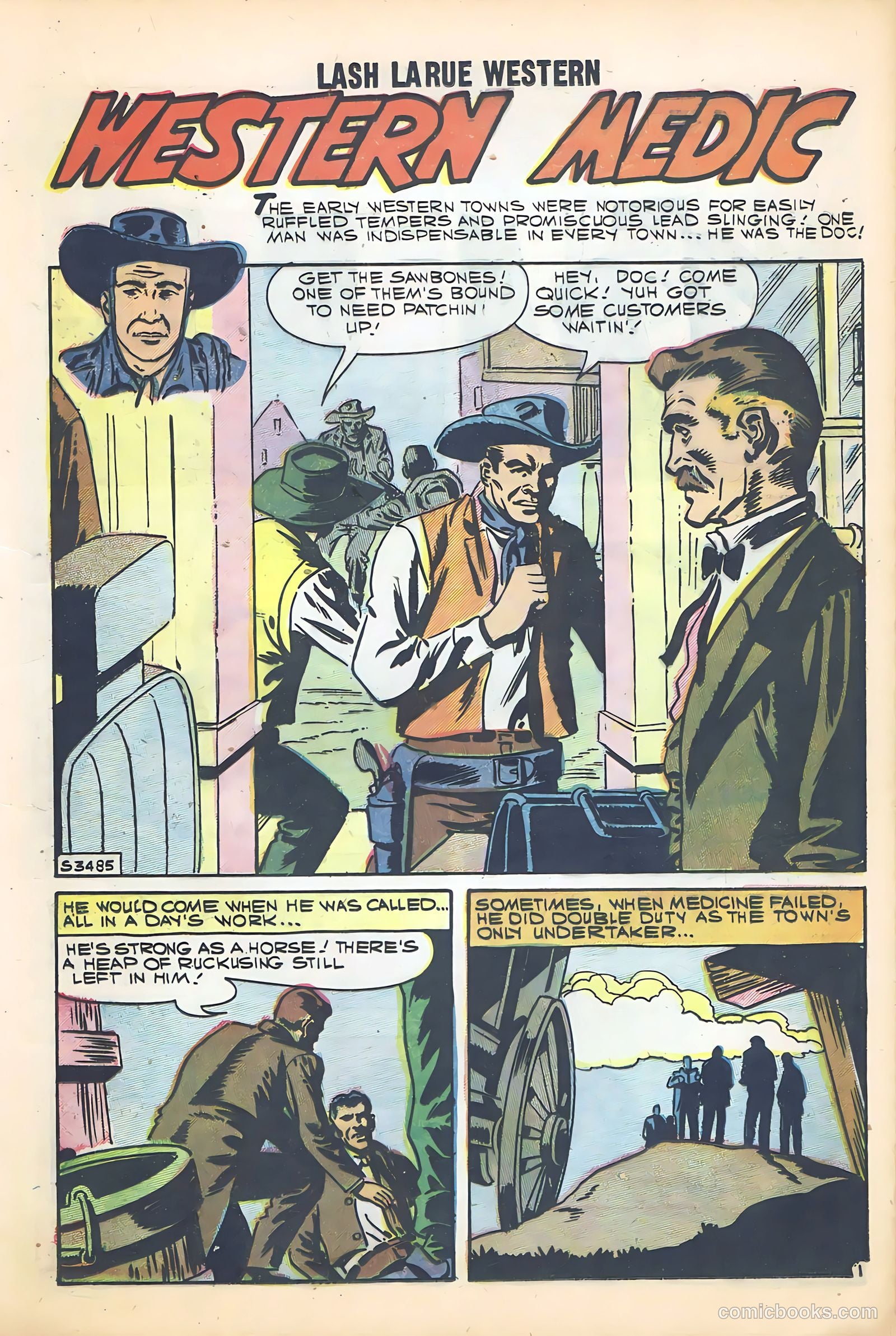 Lash Larue Western #68 — page 25 of 68