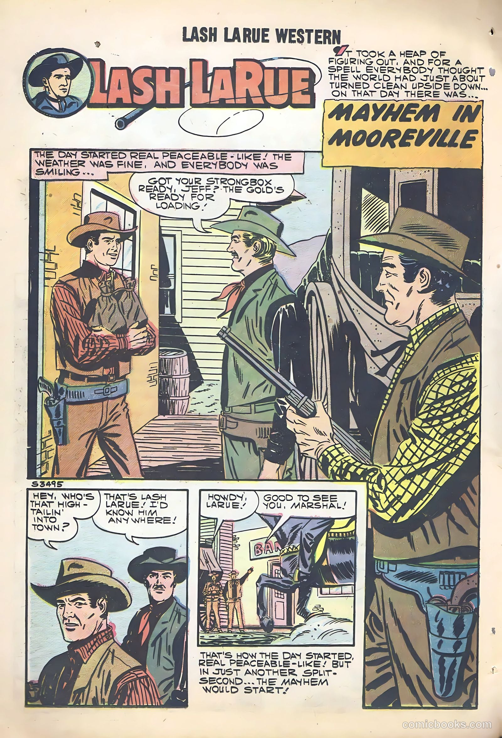Lash Larue Western #68 — page 28 of 68