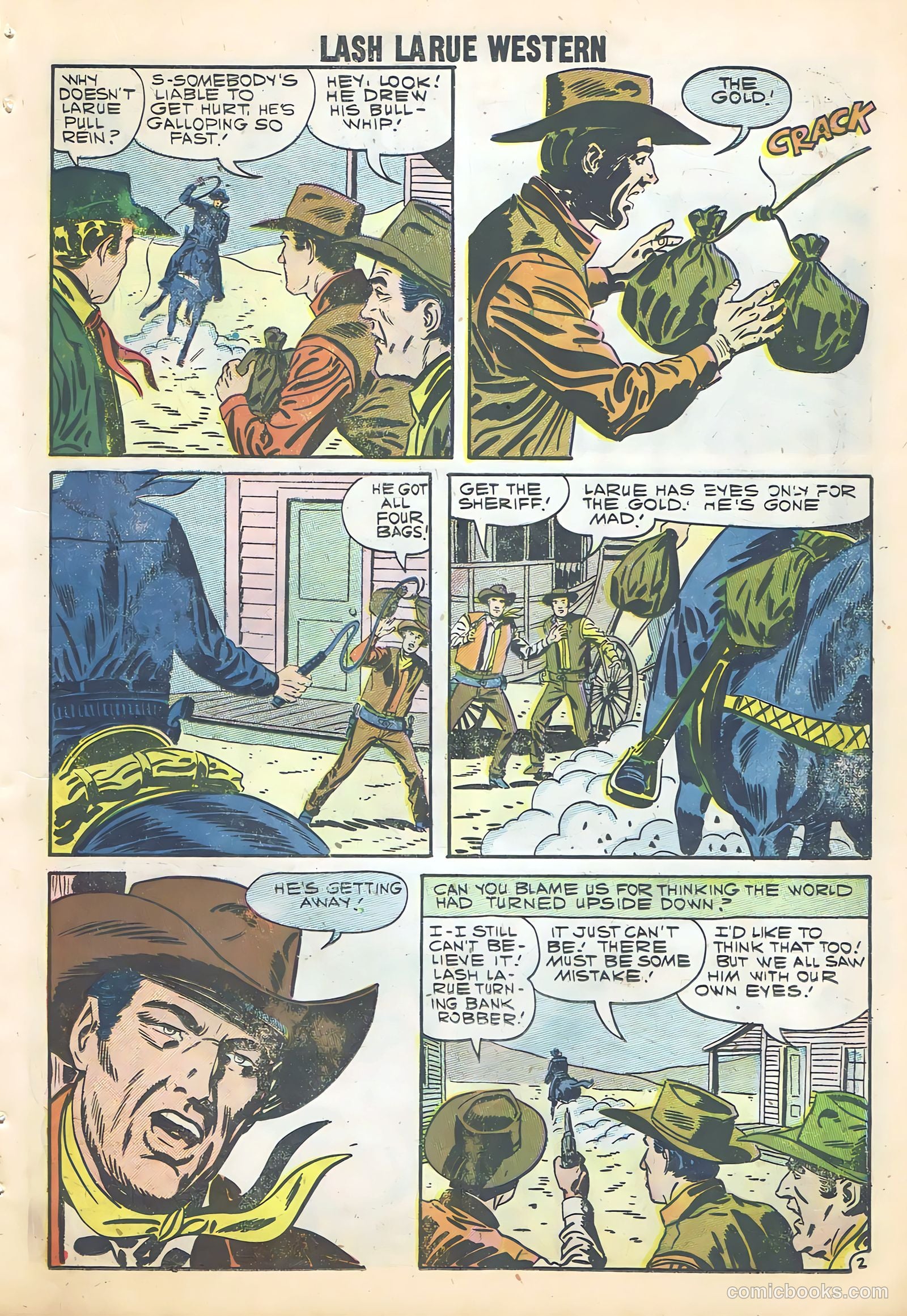 Lash Larue Western #68 — page 29 of 68