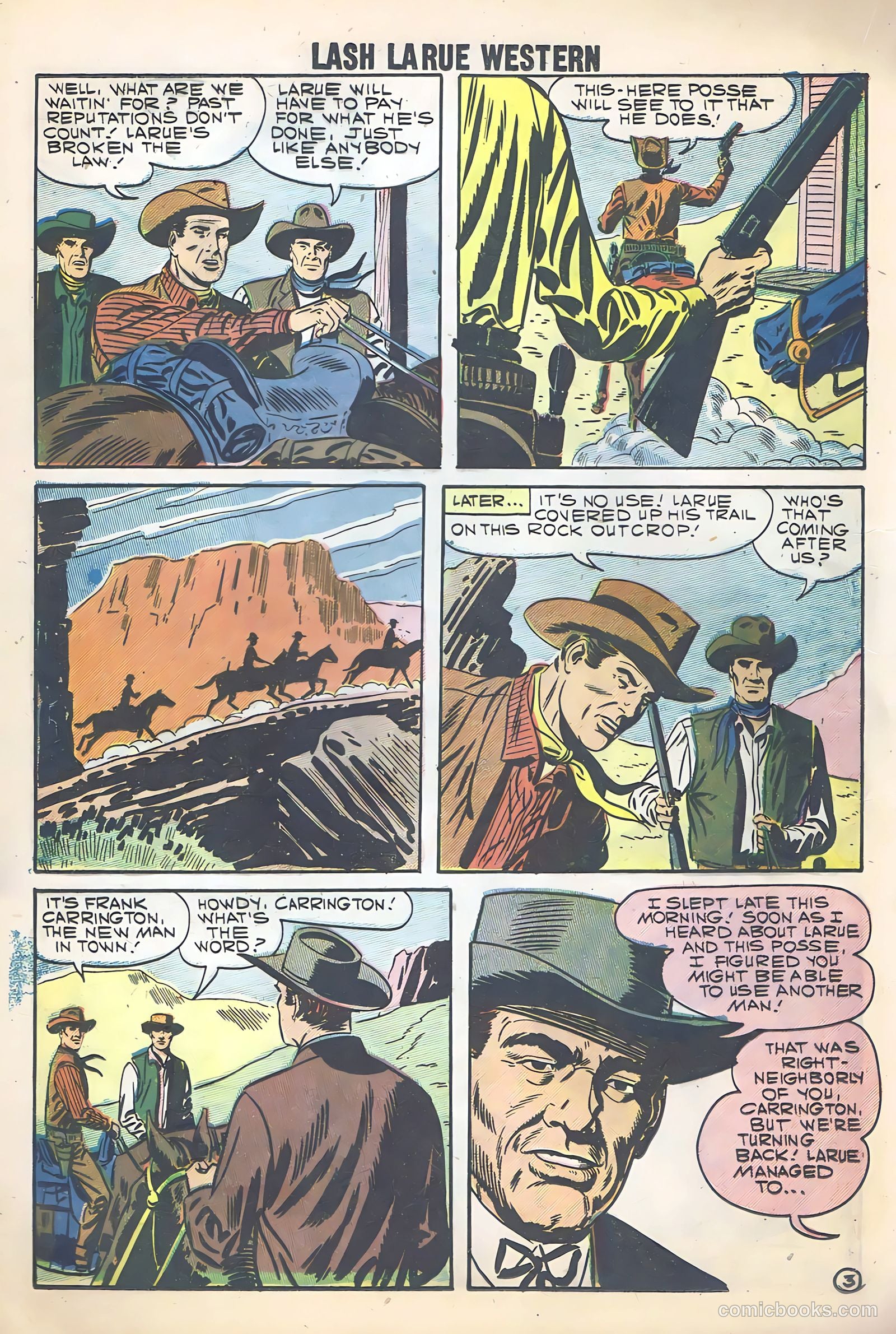 Lash Larue Western #68 — page 30 of 68