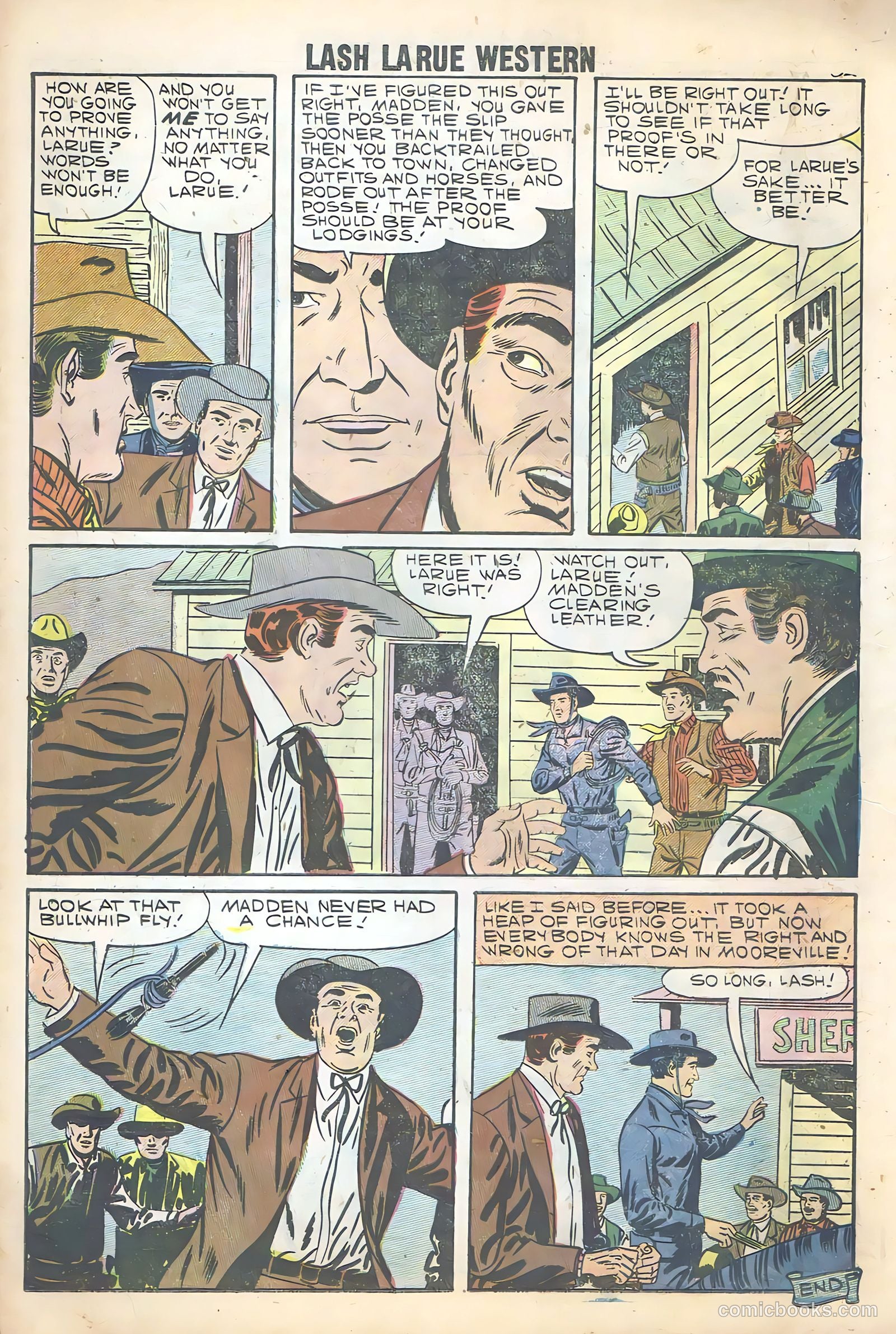 Lash Larue Western #68 — page 34 of 68